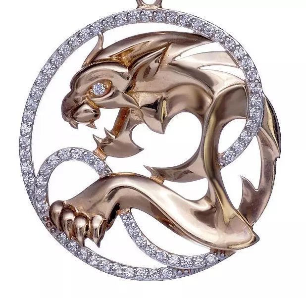 bat pendant 3D print model_9