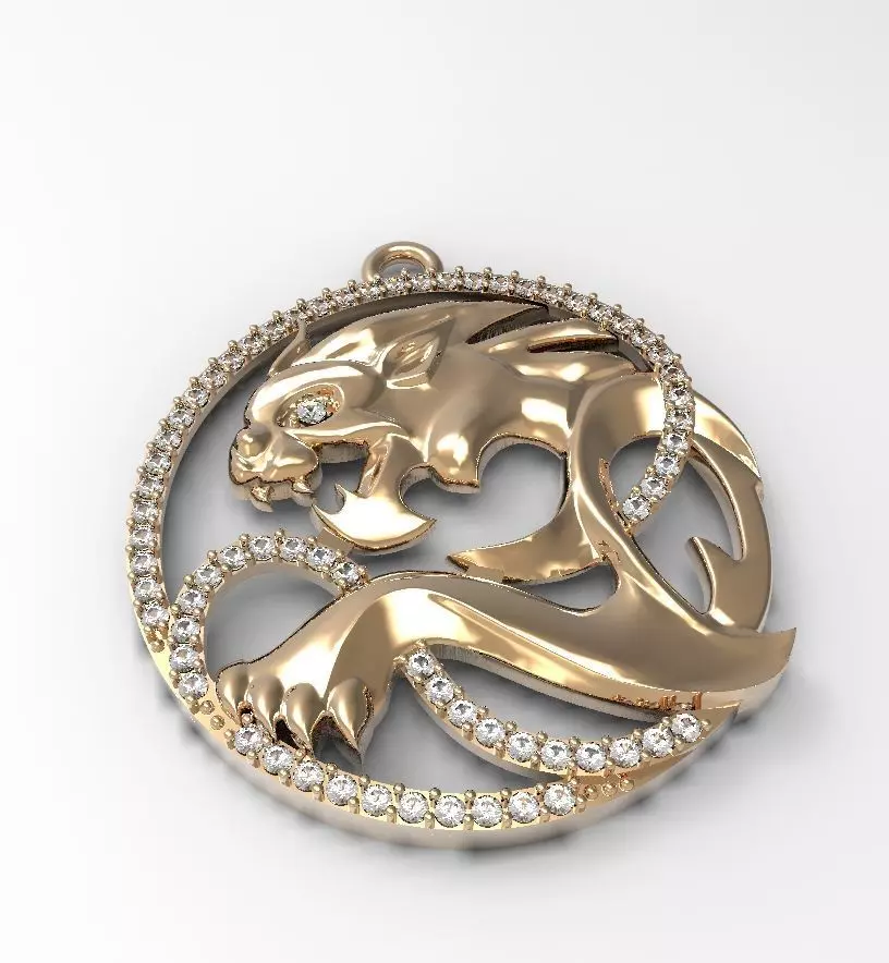 bat pendant 3D print model_5