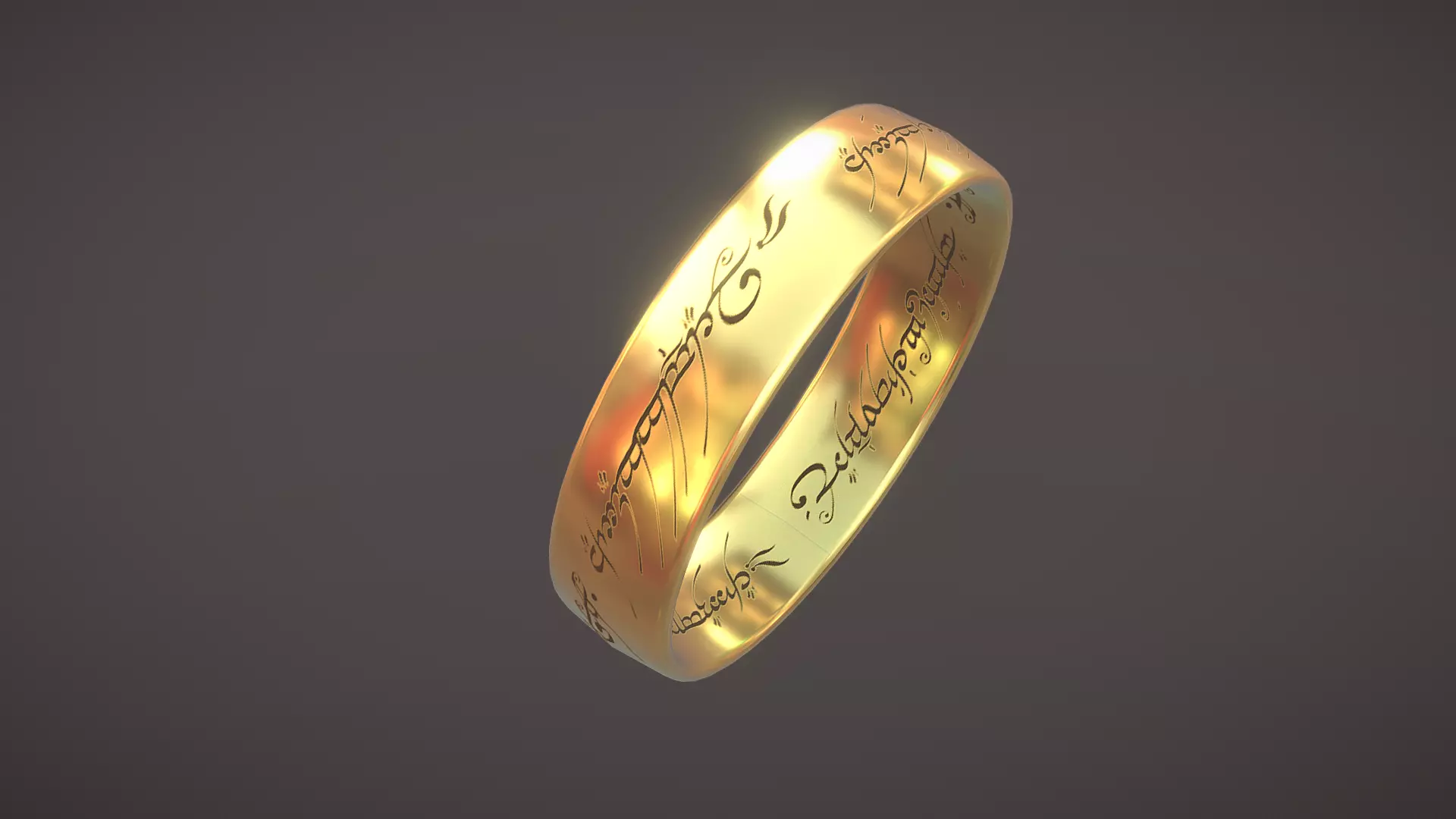 bountiful ring persian 3D model_1