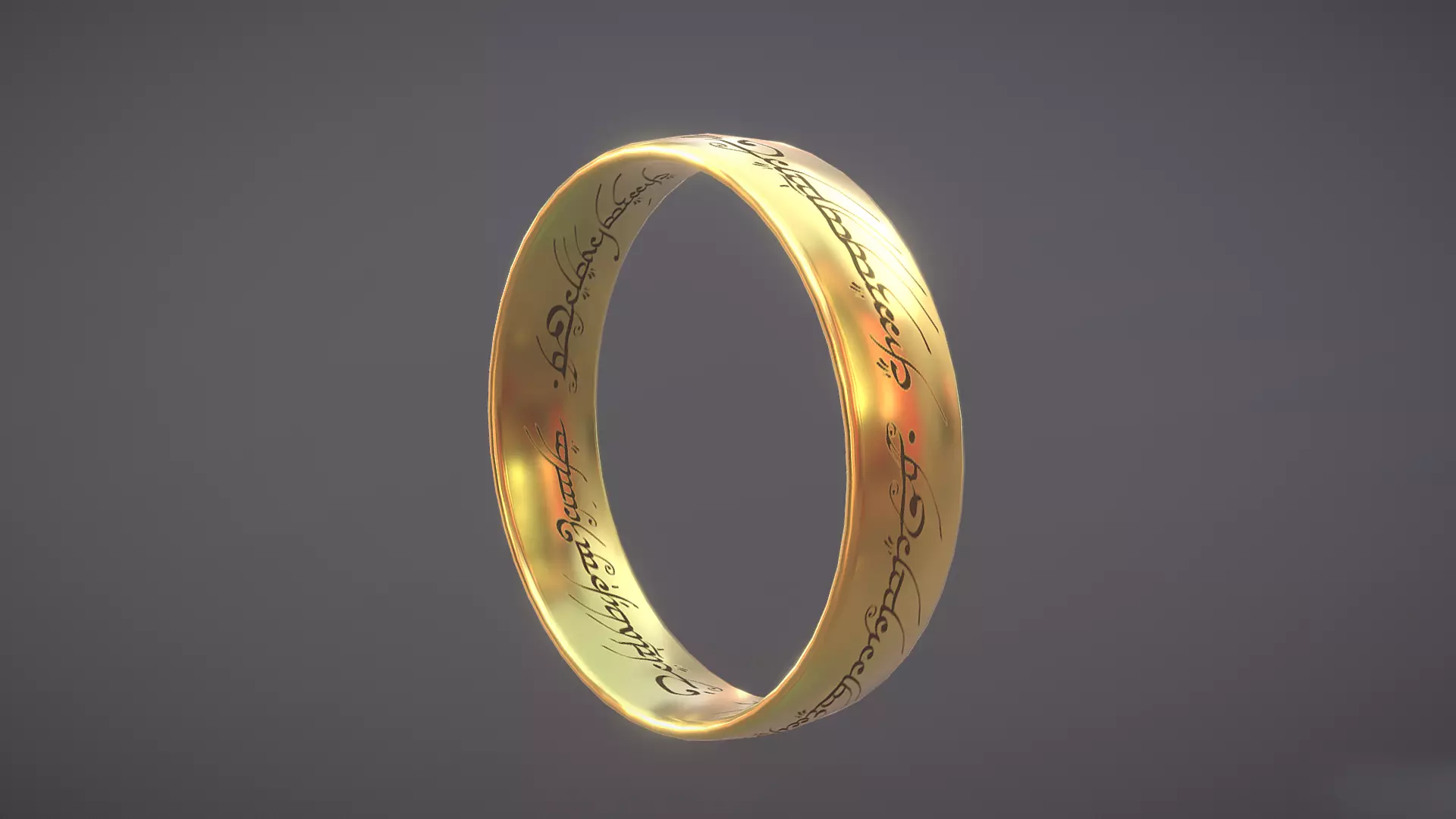 bountiful ring persian 3D model_0