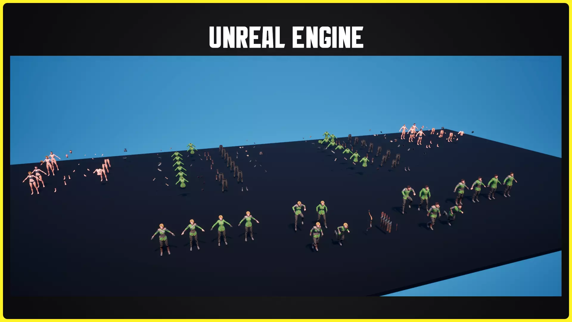 Modular Fantasy Character 02 - Archer Low-poly 3D model_17