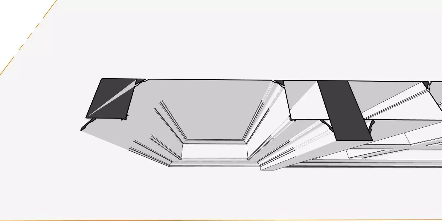 Ornate Ceiling Design - 3D Model 3D model_4