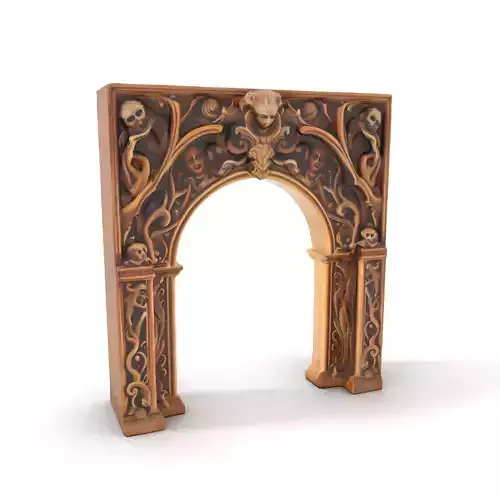 Ornate Gothic Archway model pack