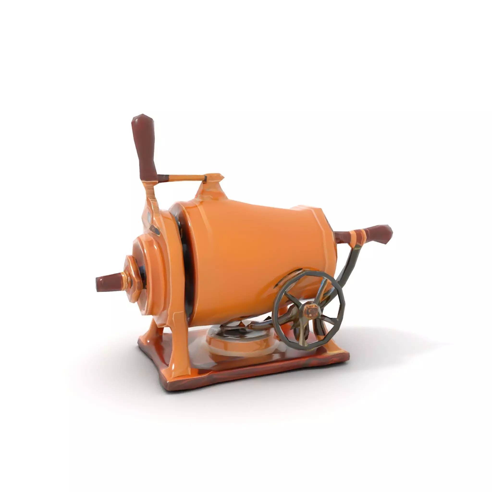 Vintage Brass Grinder model pack Low-poly 3D model_17