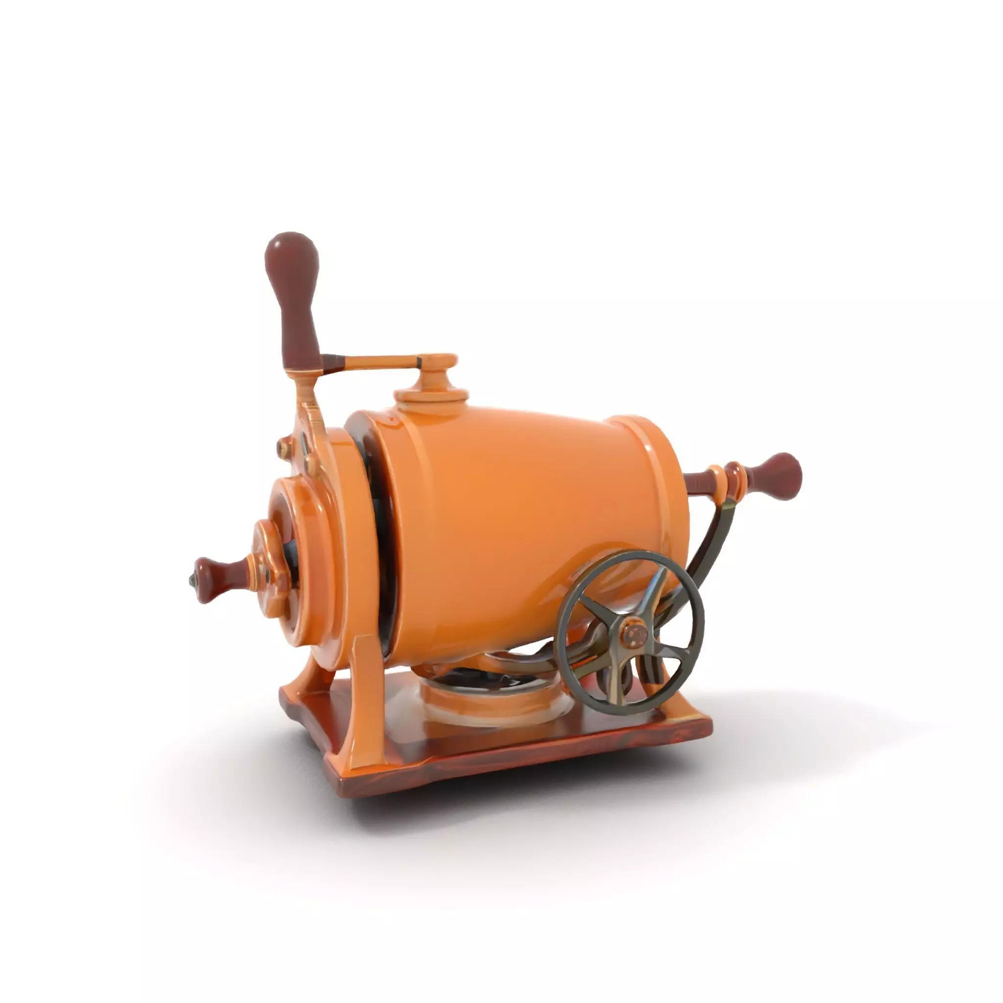 Vintage Brass Grinder model pack Low-poly 3D model_6