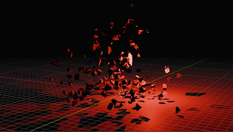 Crimson Detonation Low-poly 3D model_4