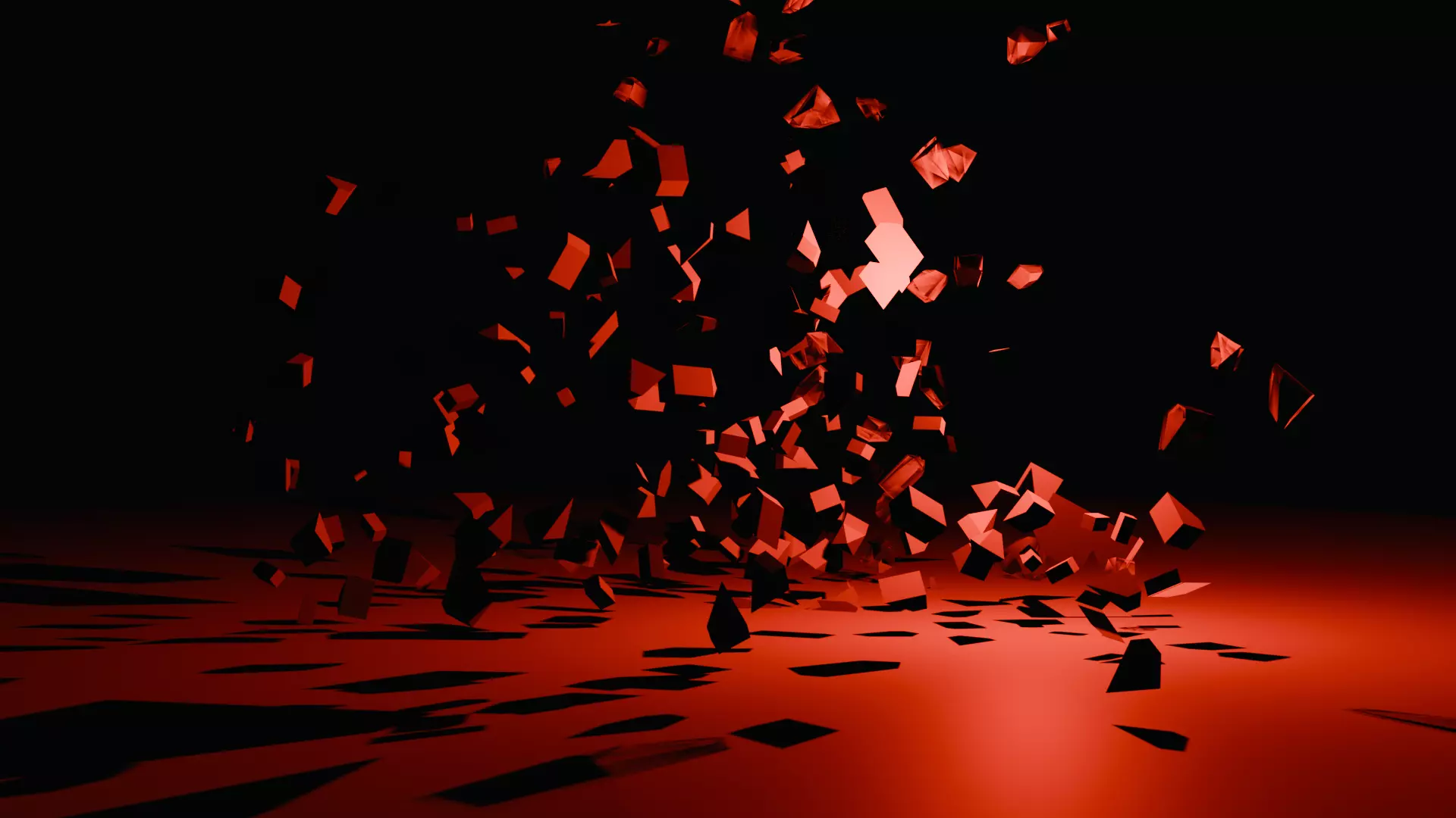 Crimson Detonation Low-poly 3D model_0