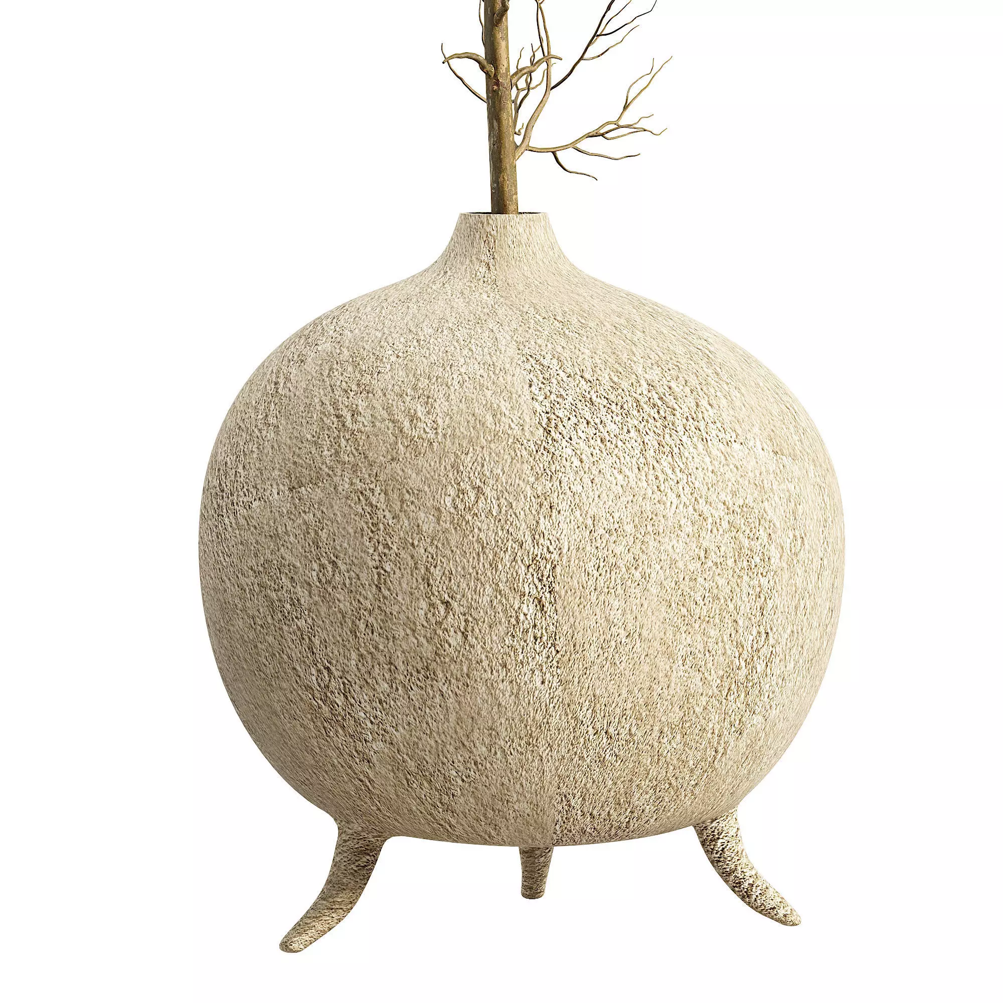 ZIMA Vases handcrafted Low-poly 3D model_2