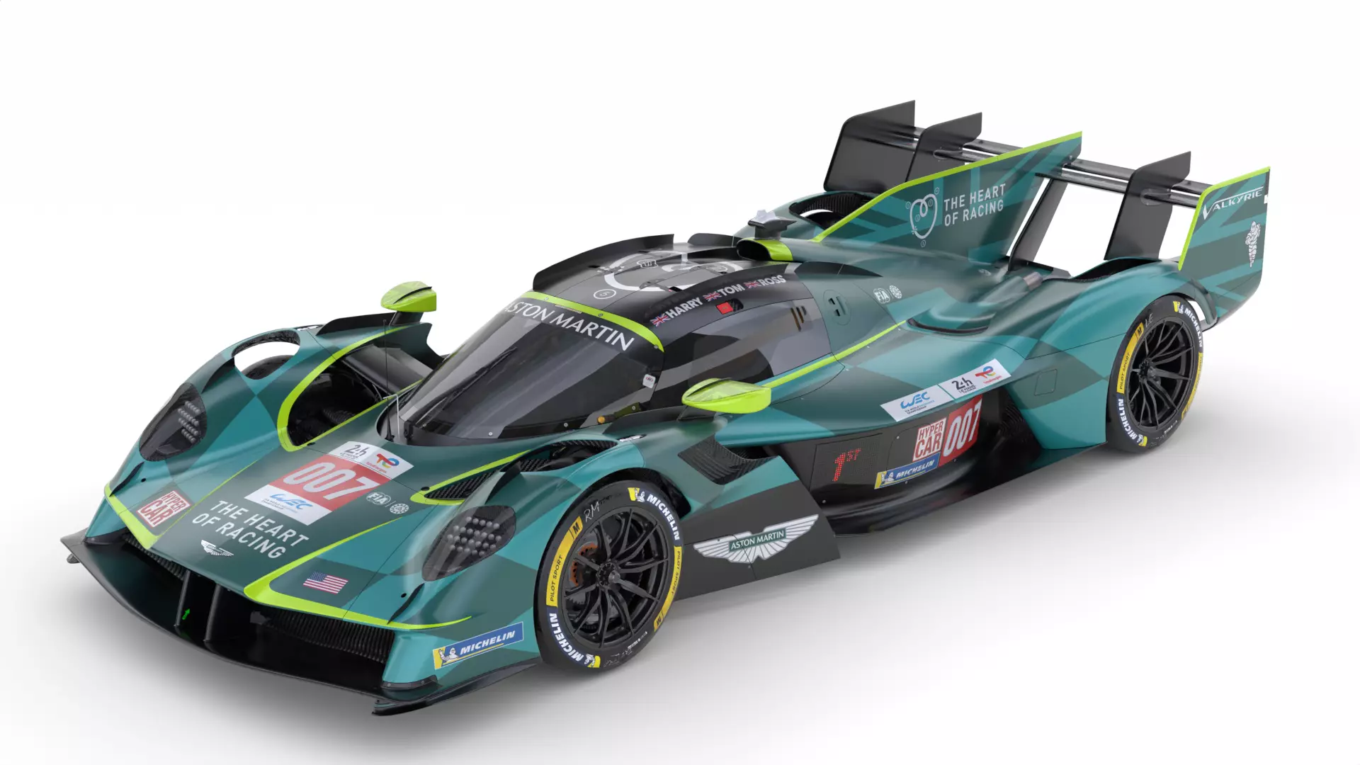 Aston Martin Valkyrie AMR LMH 2025 WEC 3D model_0