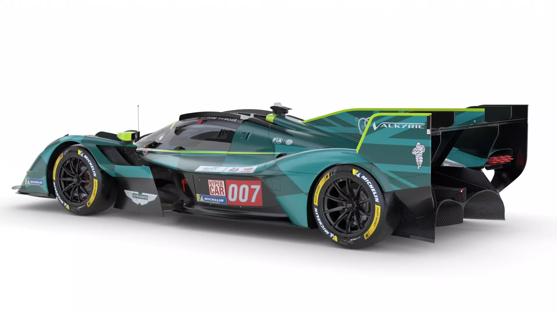 Aston Martin Valkyrie AMR LMH 2025 WEC 3D model_8