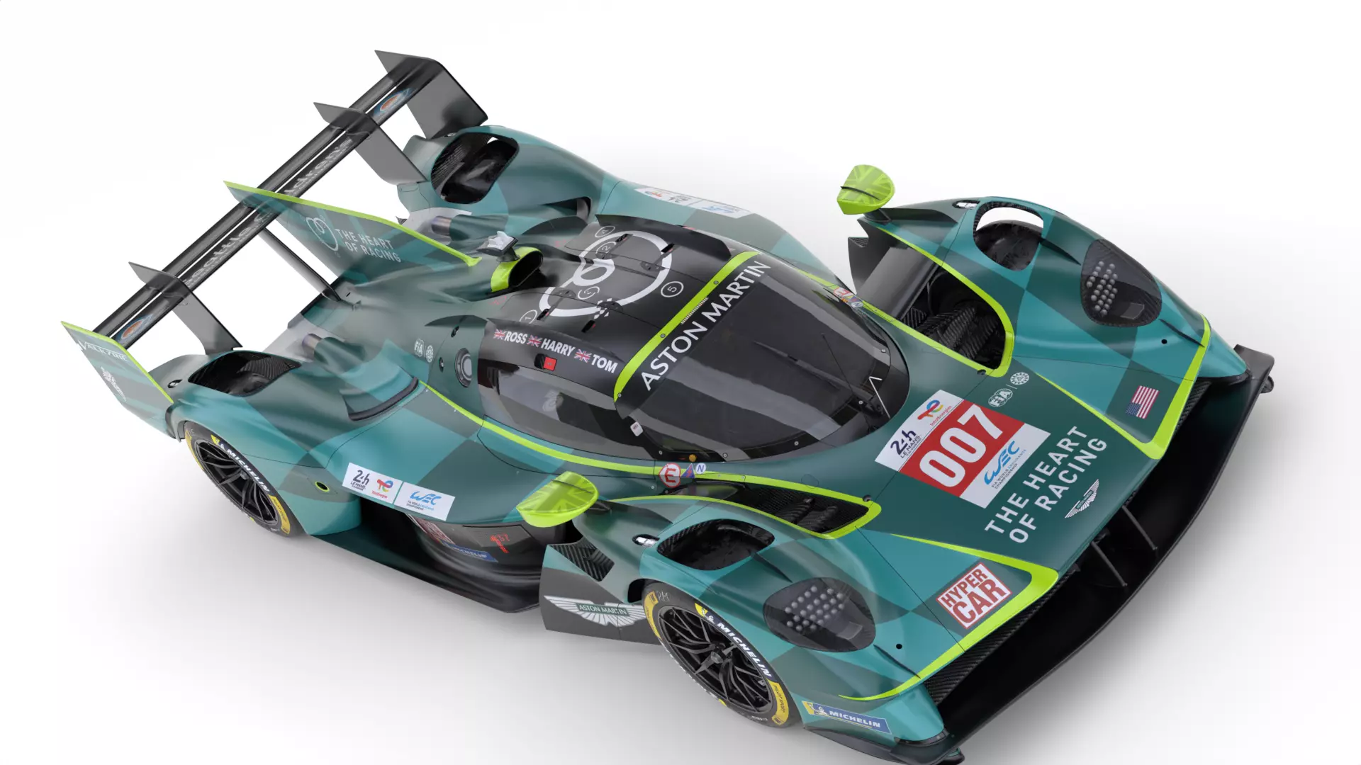 Aston Martin Valkyrie AMR LMH 2025 WEC 3D model_13