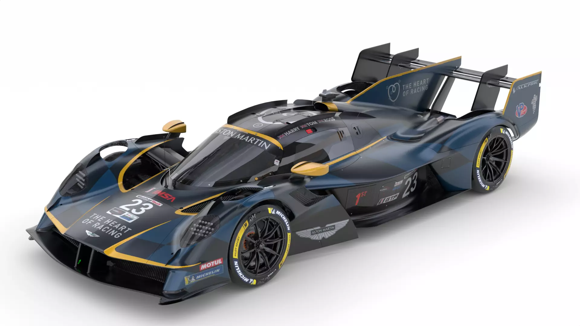 Aston Martin Valkyrie AMR LMH 2025 WEC 3D model_2