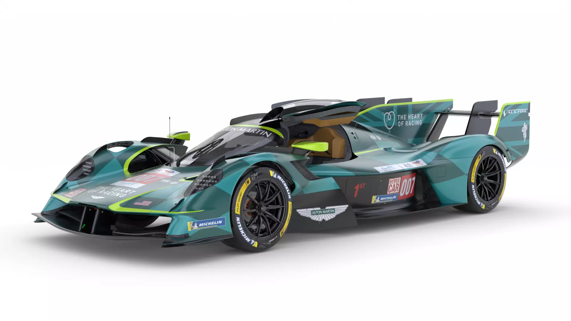 Aston Martin Valkyrie AMR LMH 2025 WEC 3D model_10