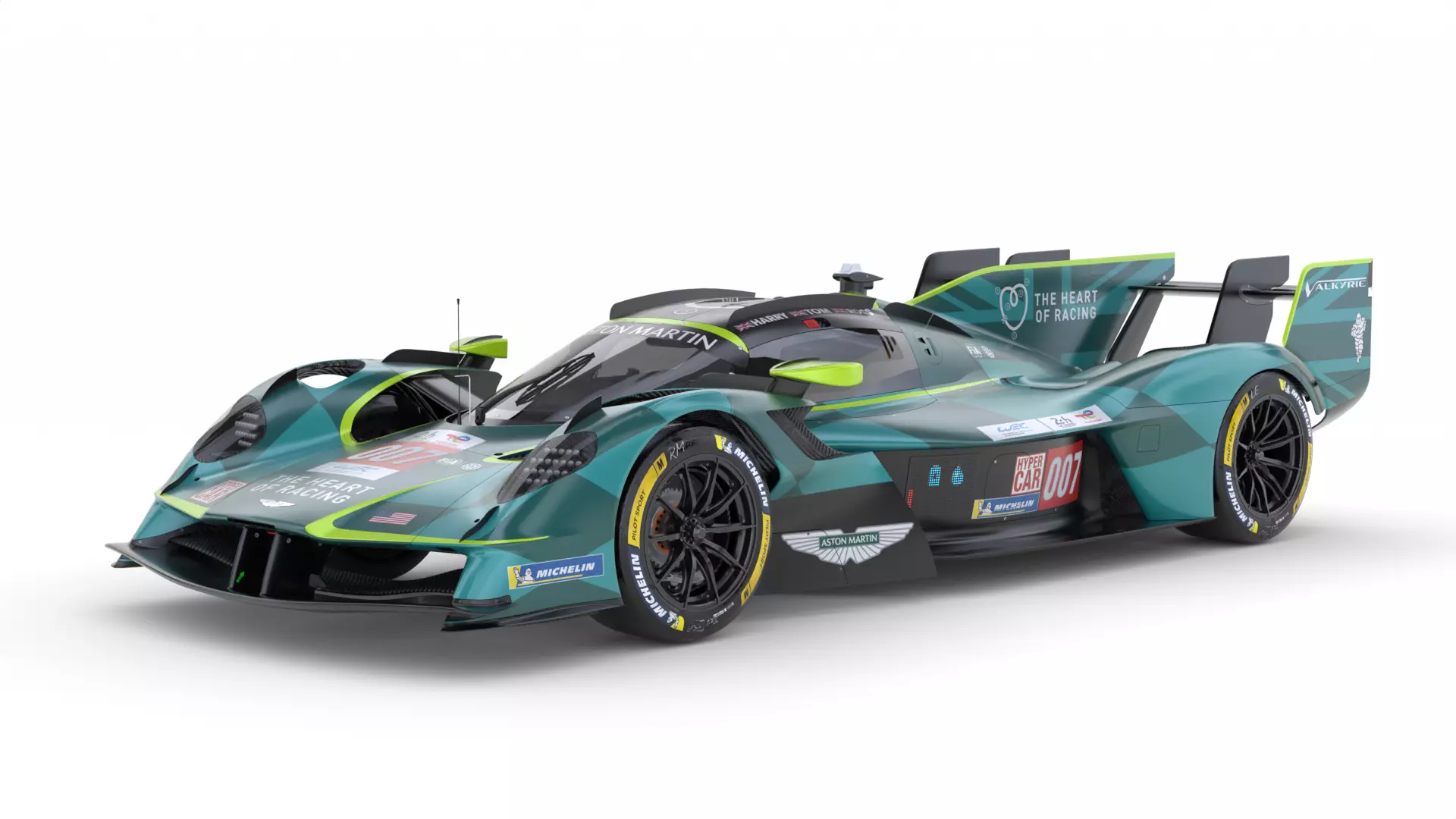 Aston Martin Valkyrie AMR LMH 2025 WEC 3D model_3