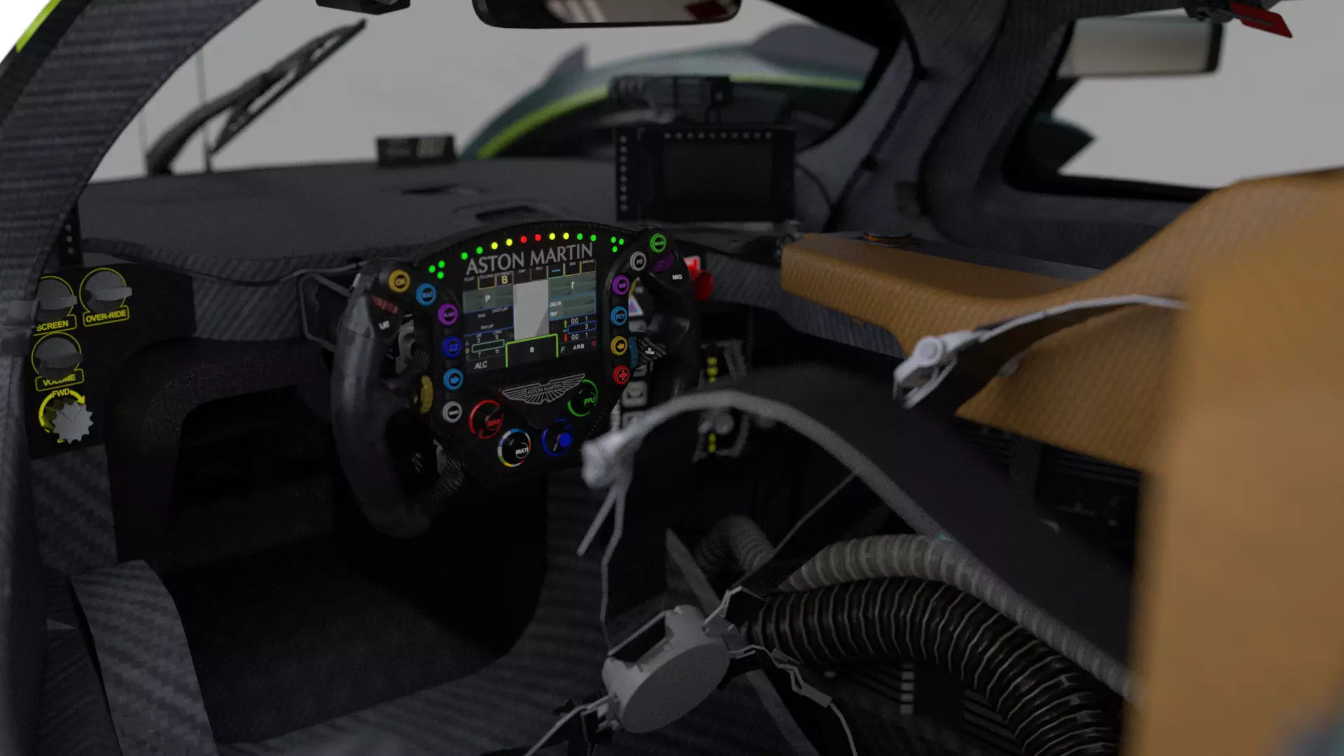 Aston Martin Valkyrie AMR LMH 2025 WEC 3D model_19