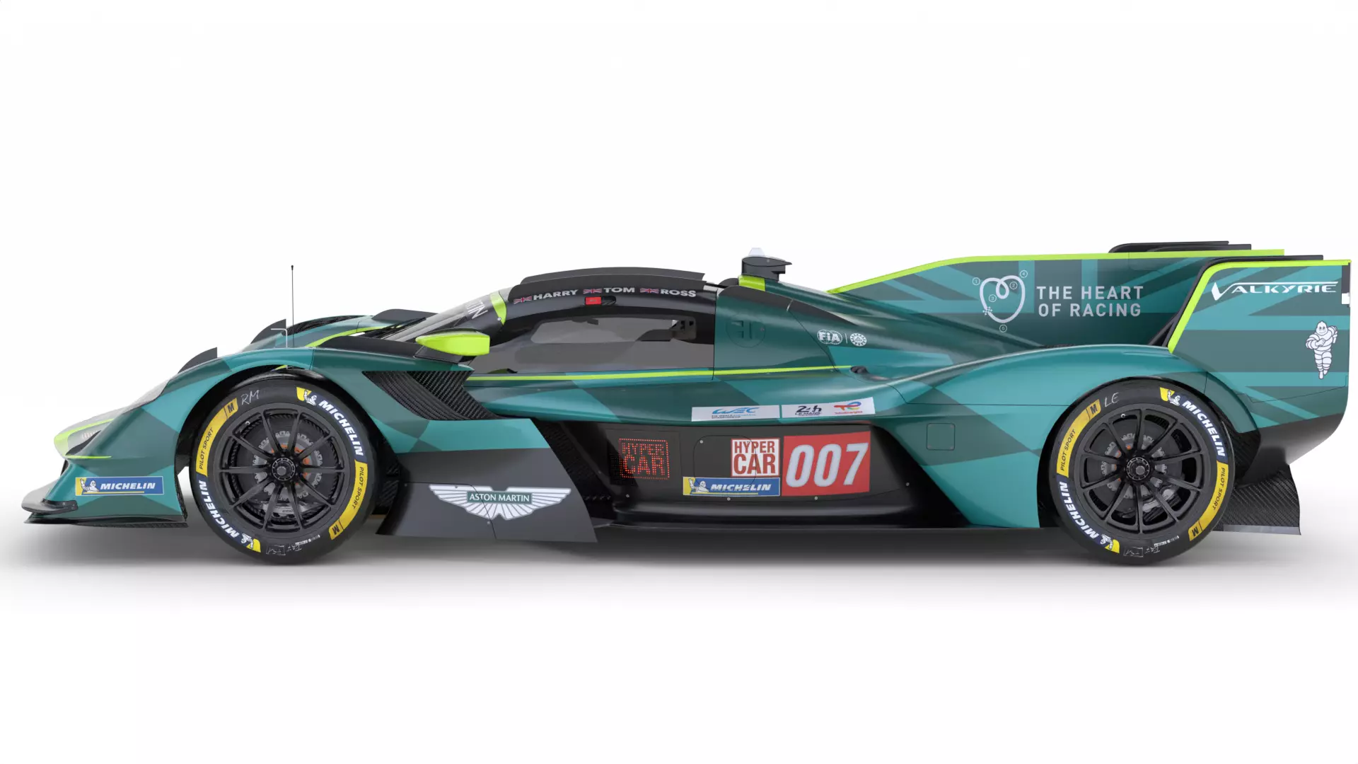 Aston Martin Valkyrie AMR LMH 2025 WEC 3D model_4