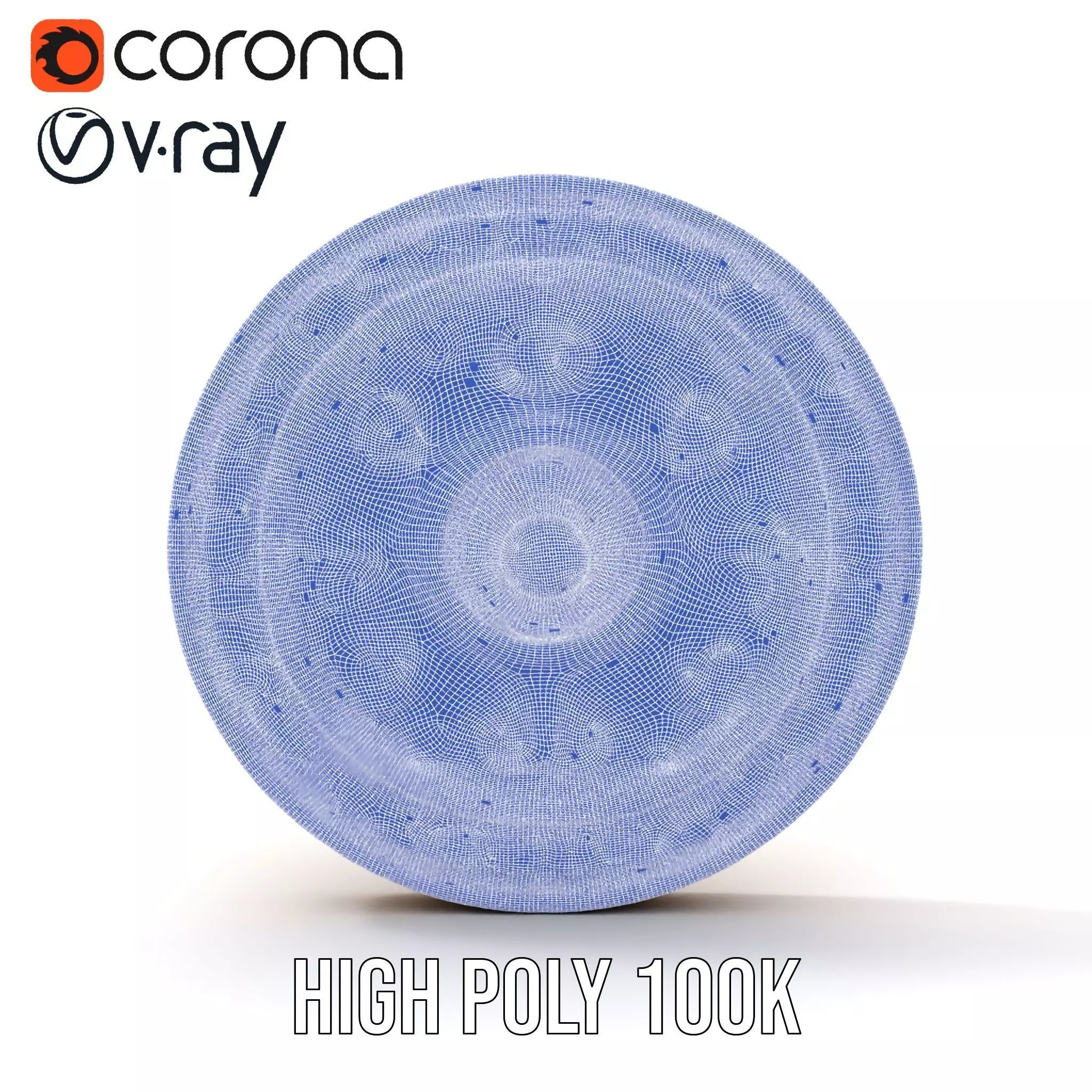 Golden Cryptic Dial model pack Low-poly 3D model_35