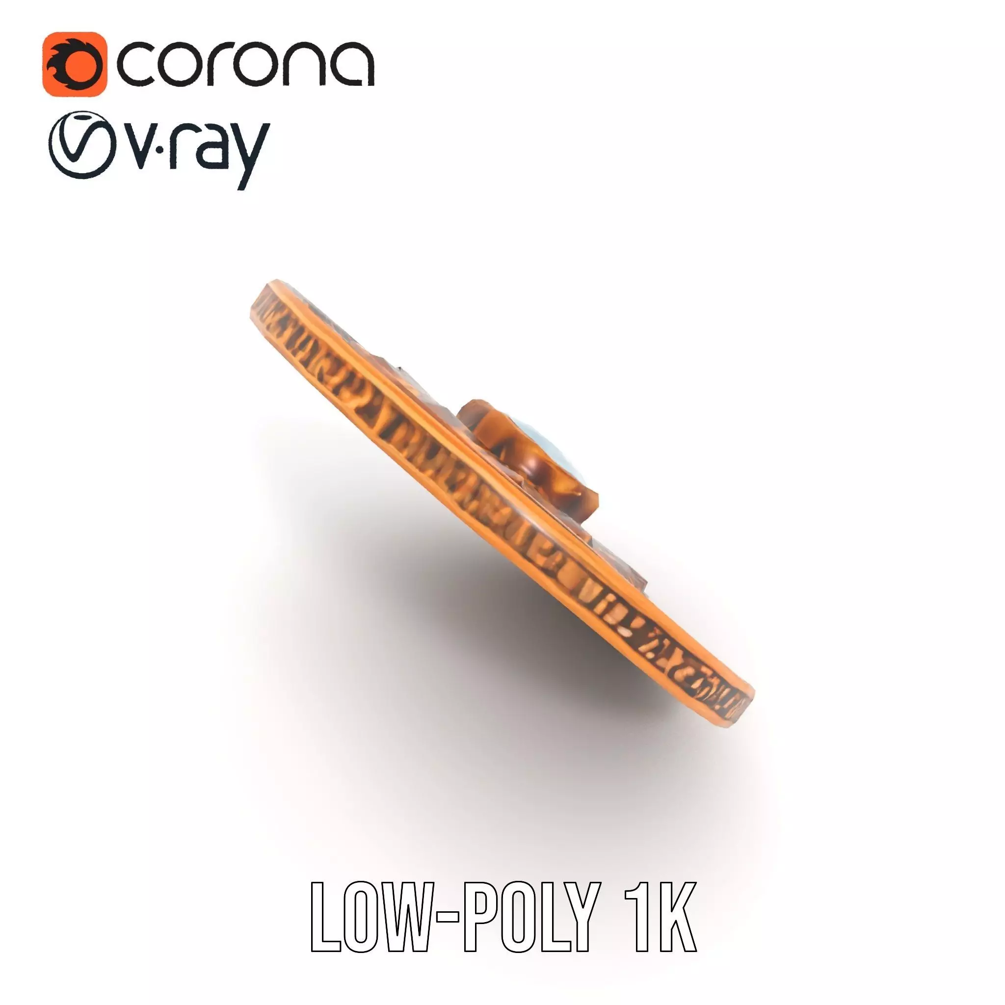 Ancient Bronze Amulet model pack Low-poly 3D model_23