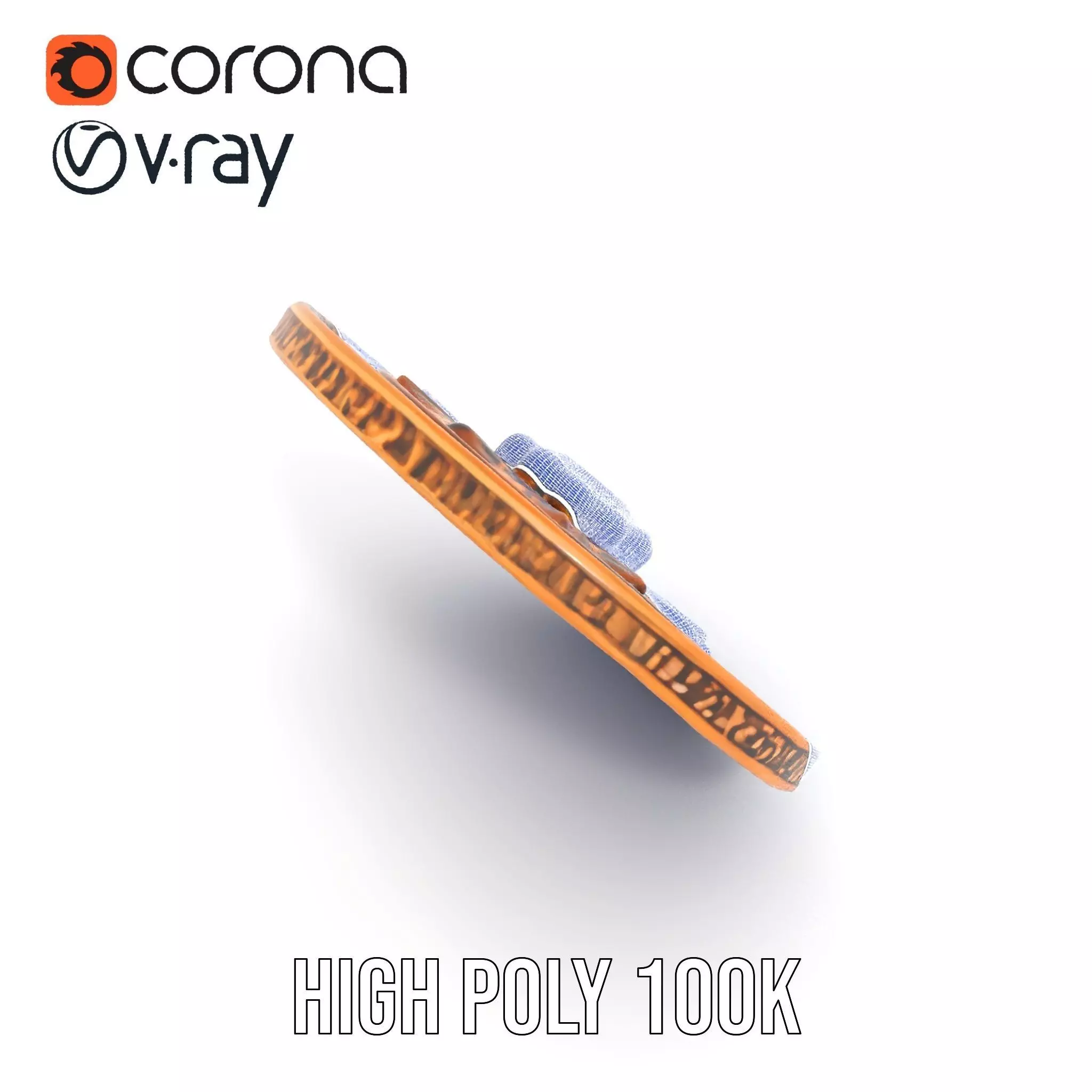 Ancient Bronze Amulet model pack Low-poly 3D model_29