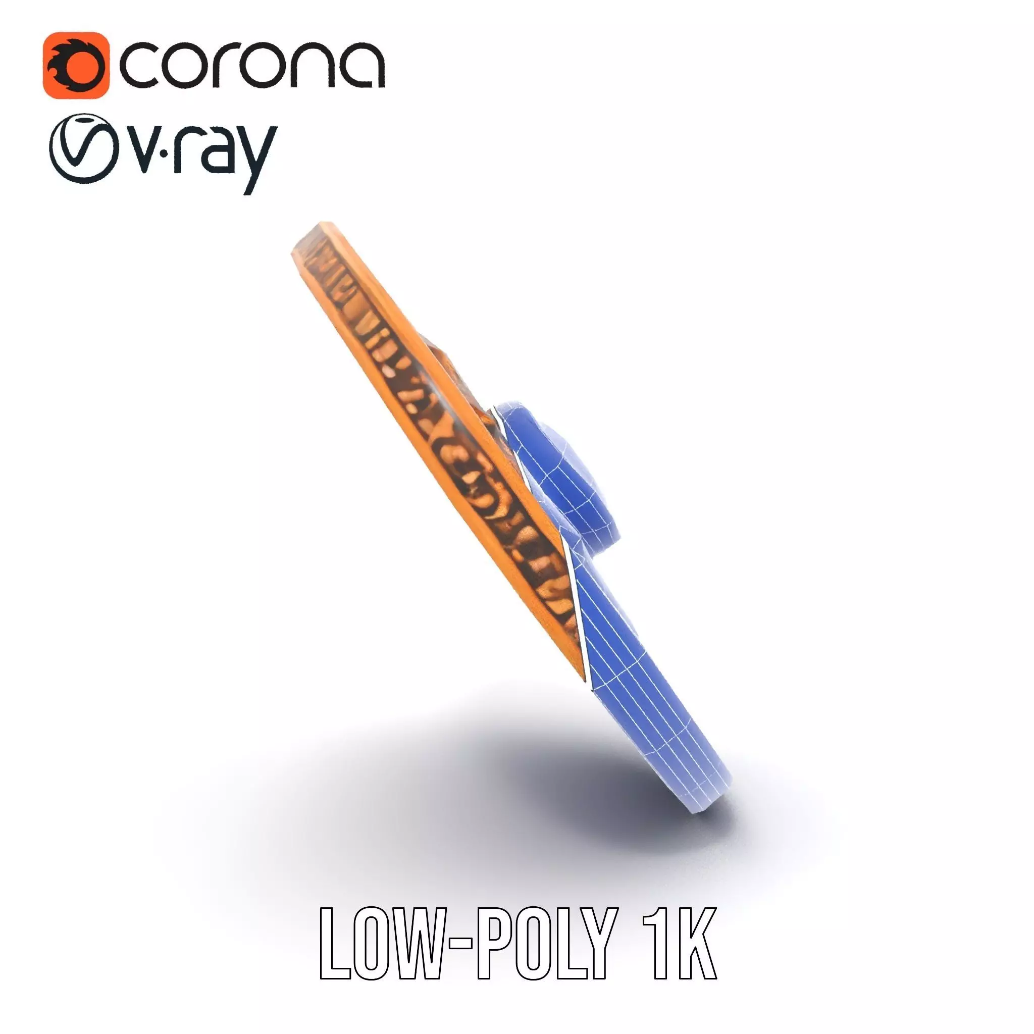 Ancient Bronze Amulet model pack Low-poly 3D model_28