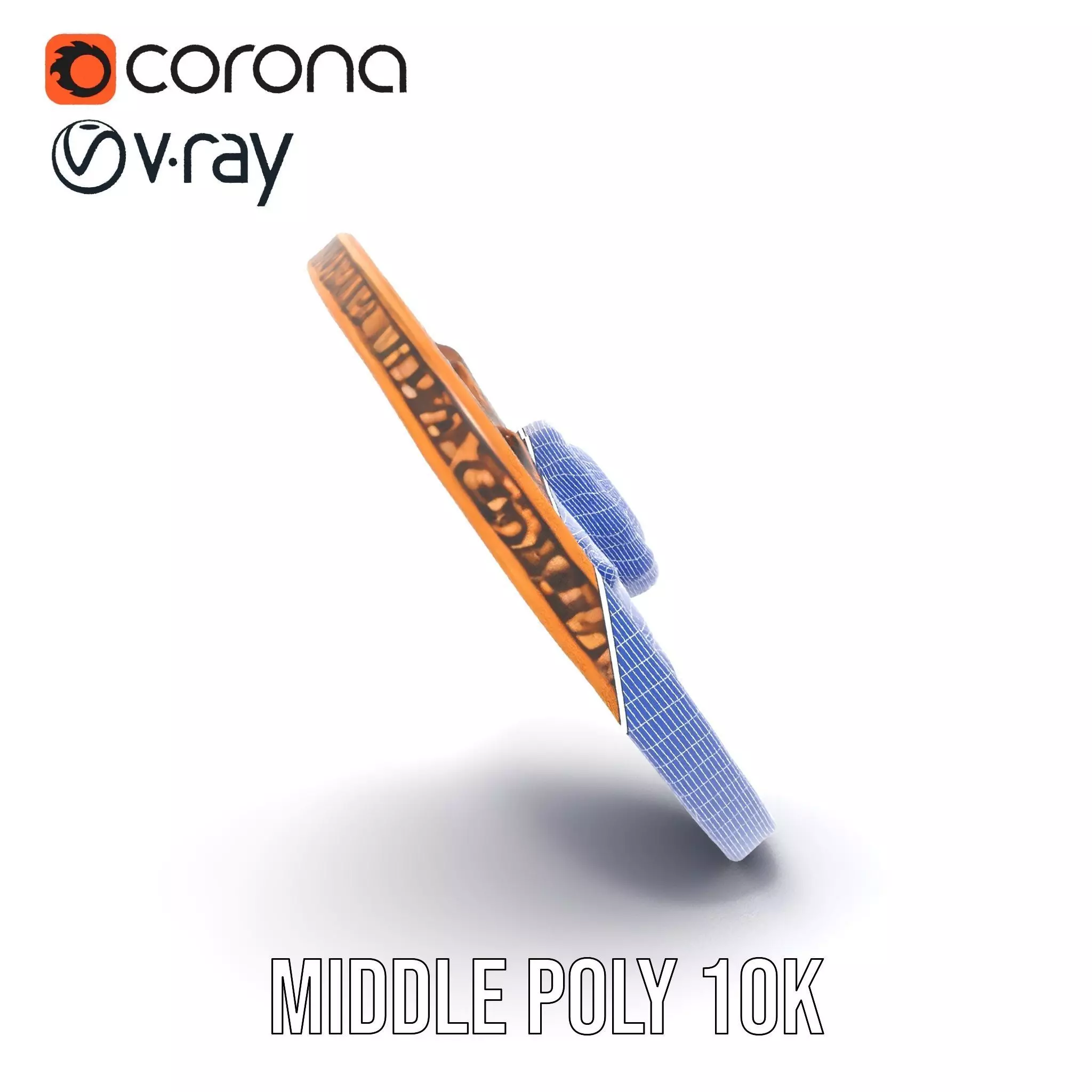 Ancient Bronze Amulet model pack Low-poly 3D model_27