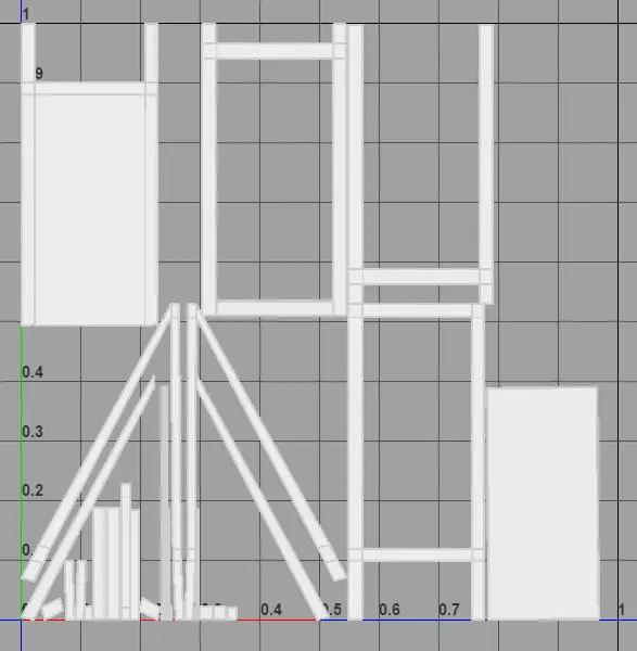 A-Frame Signboard 3D Model 3D model_4