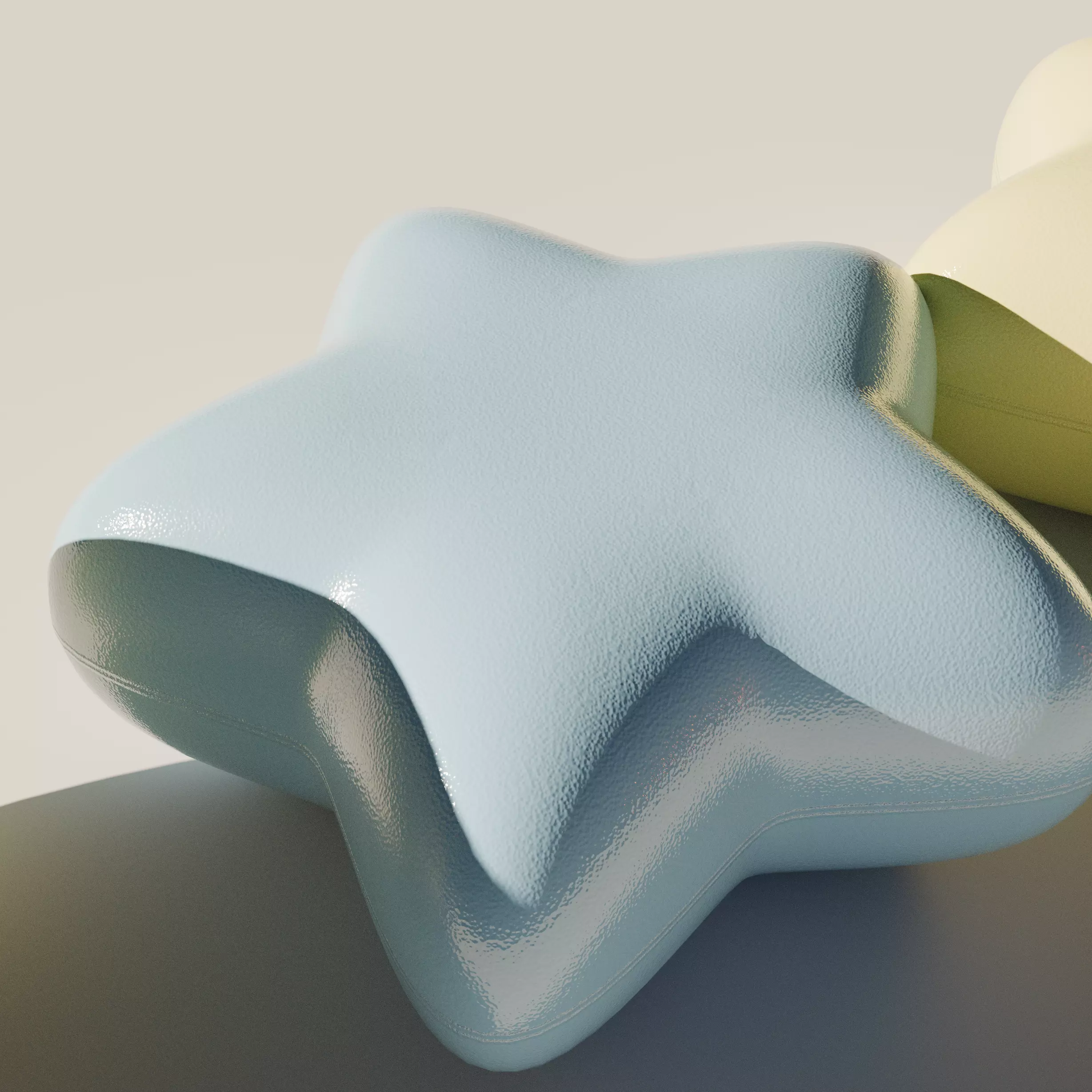 pastel colorball set 9 ver Low-poly 3D model_11