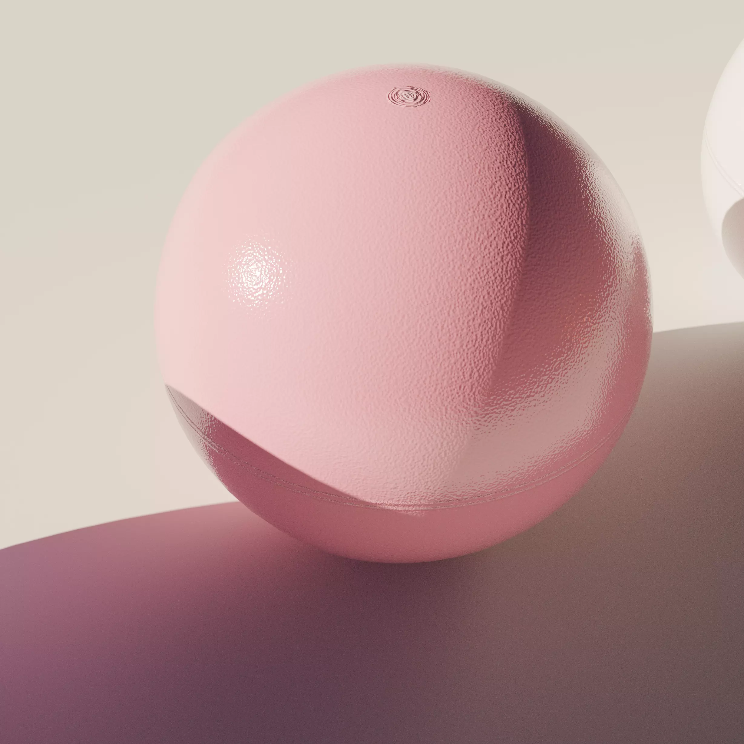 pastel colorball set 9 ver Low-poly 3D model_8