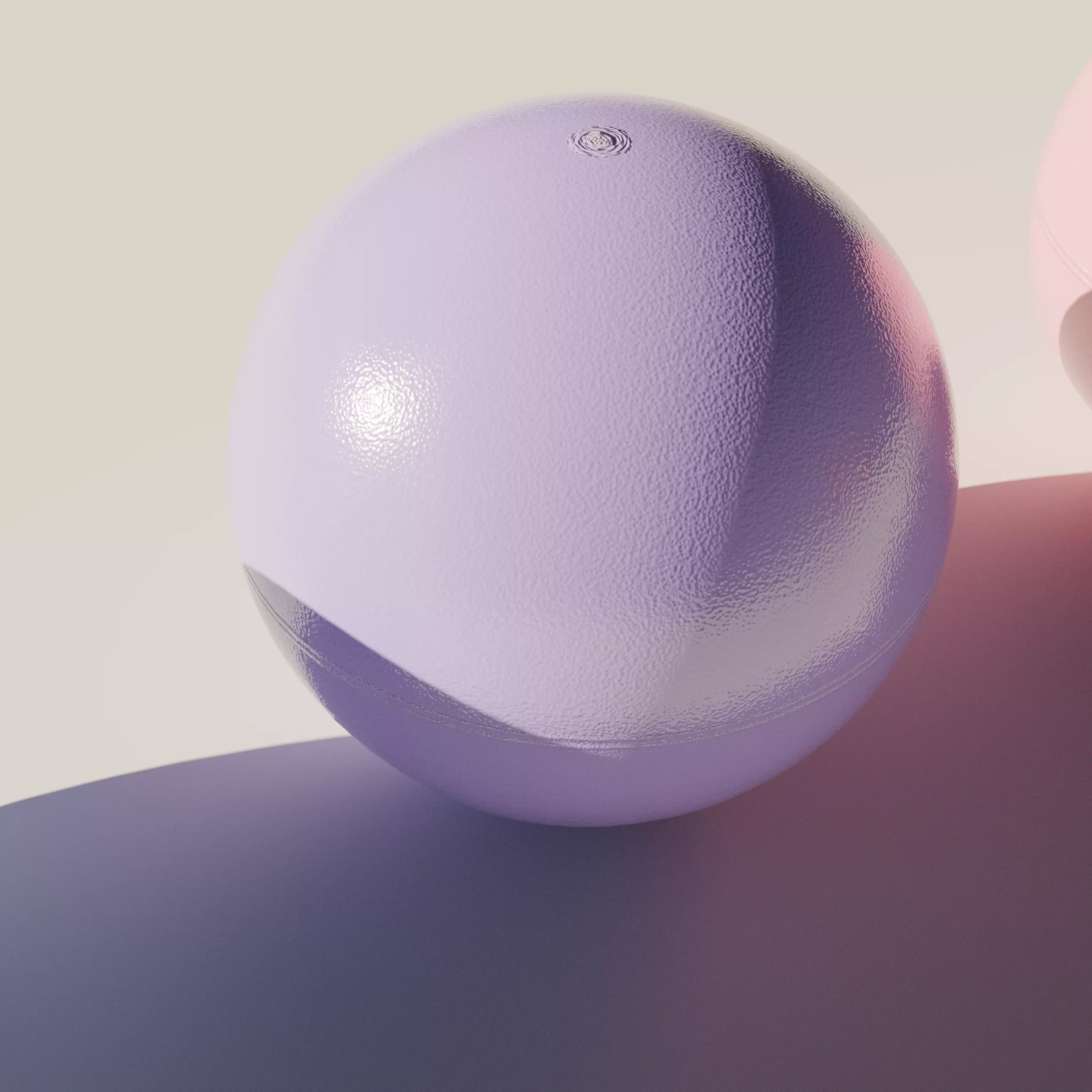 pastel colorball set 9 ver Low-poly 3D model_5