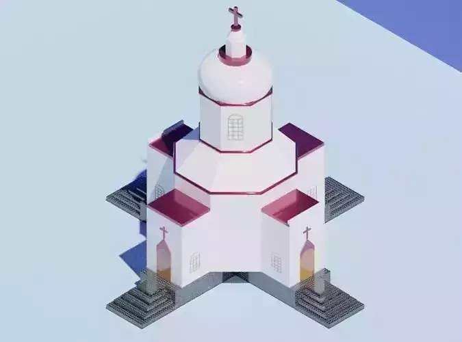 Church model 3D model