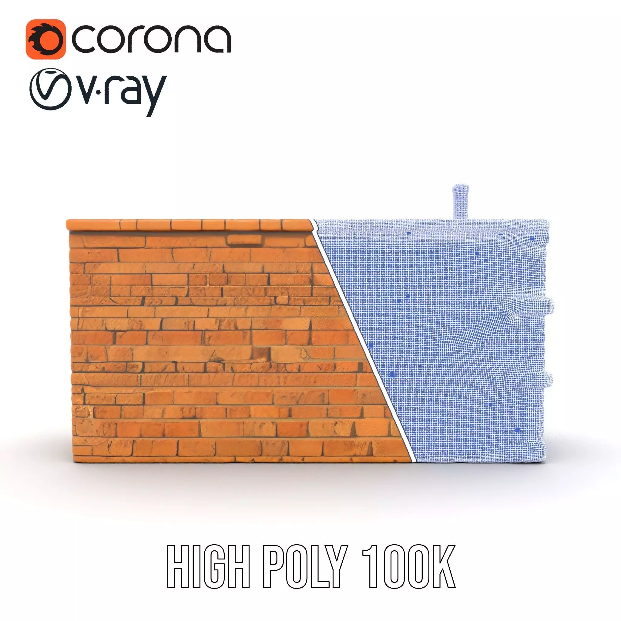 Rustic Brick Wall model pack Texture_35