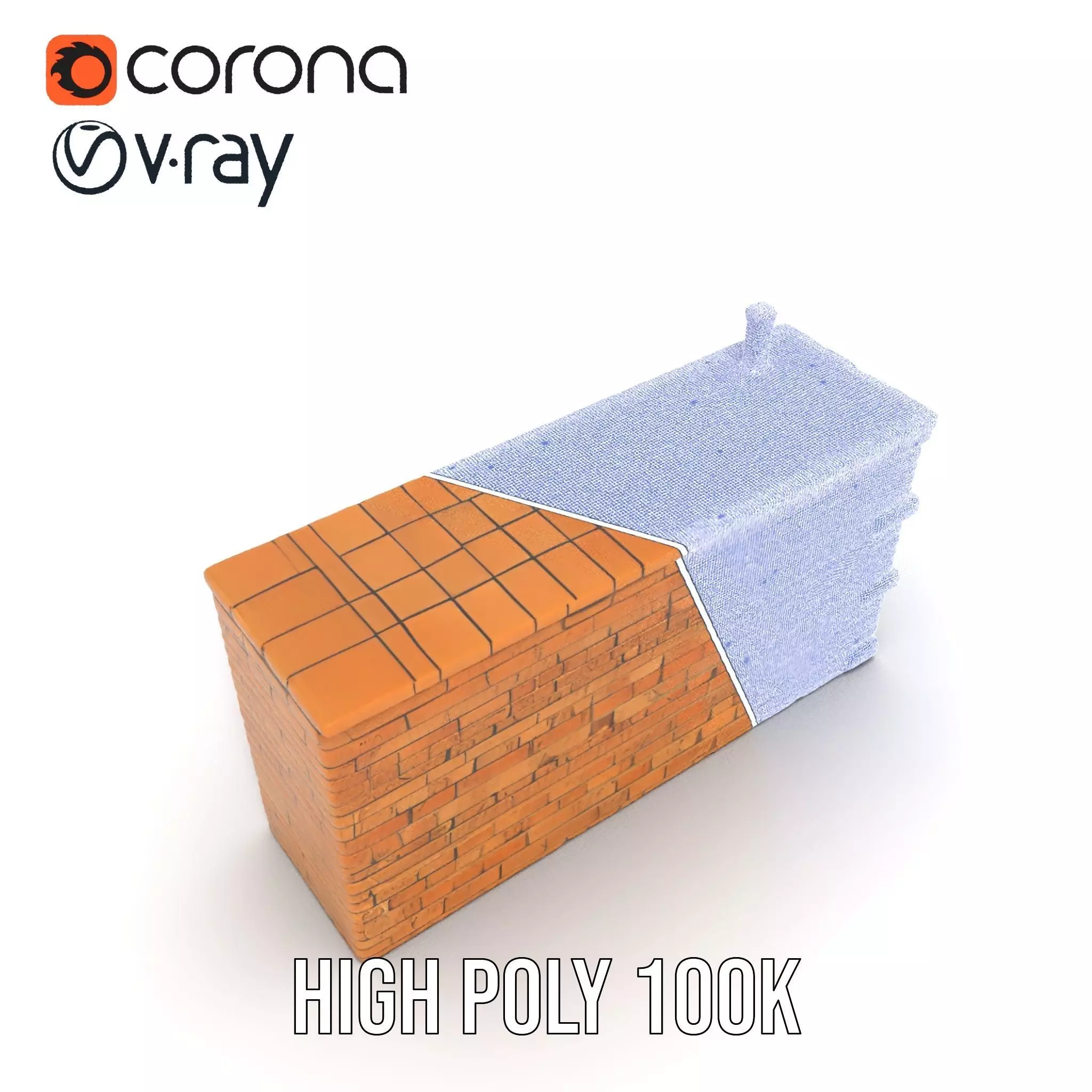 Rustic Brick Wall model pack Texture_21