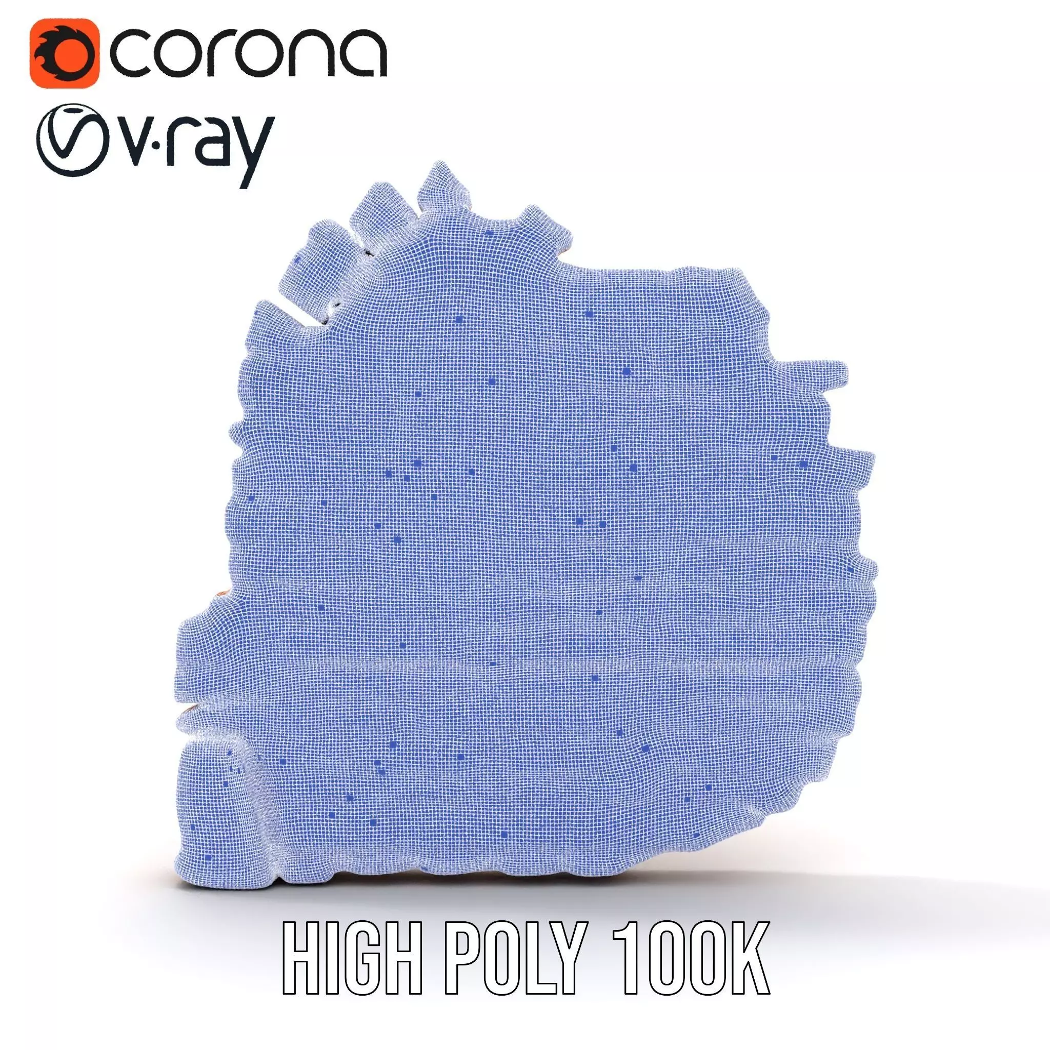 Rustic Brick Wall model pack Low-poly 3D model_33