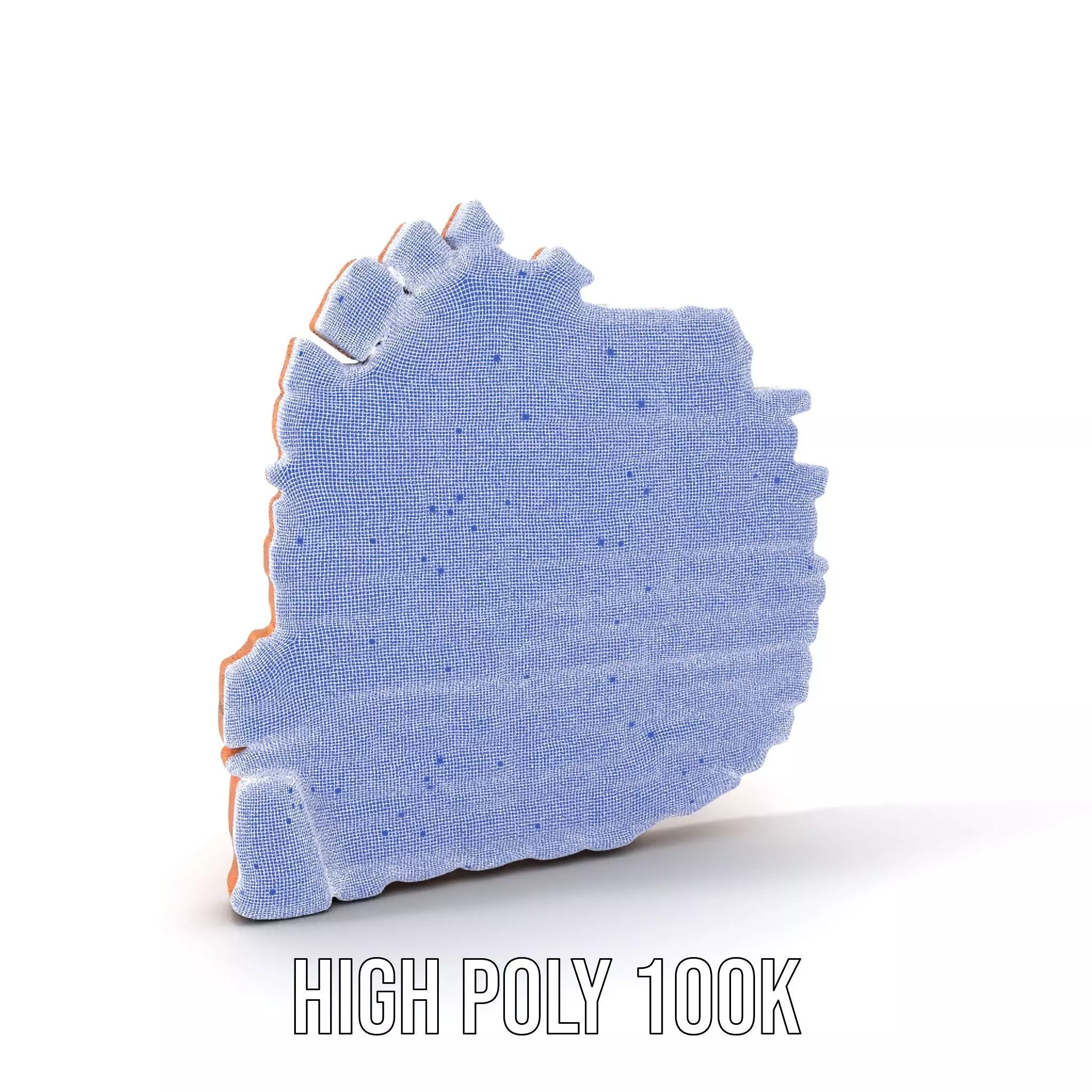 Rustic Brick Wall model pack Low-poly 3D model_4