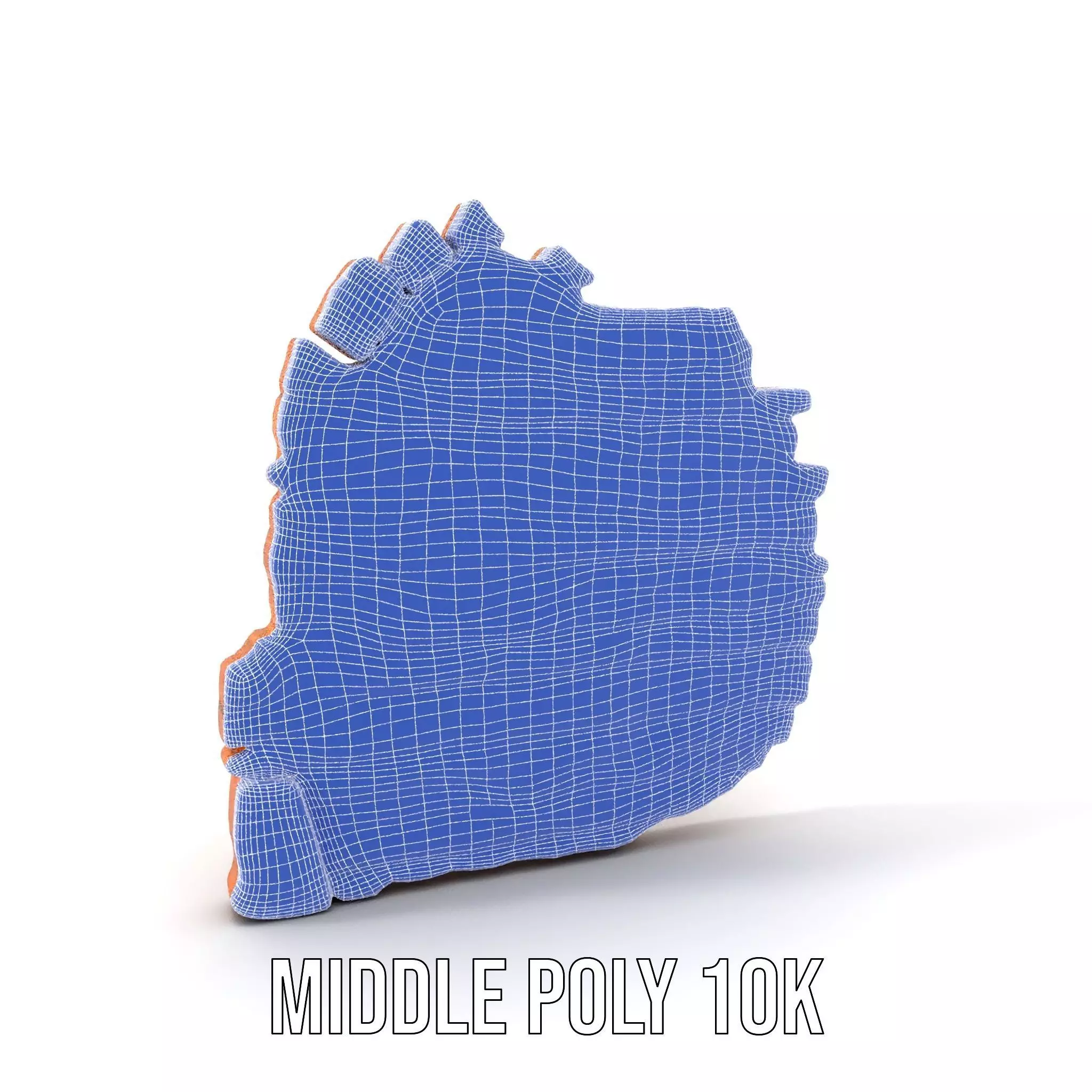 Rustic Brick Wall model pack Low-poly 3D model_6