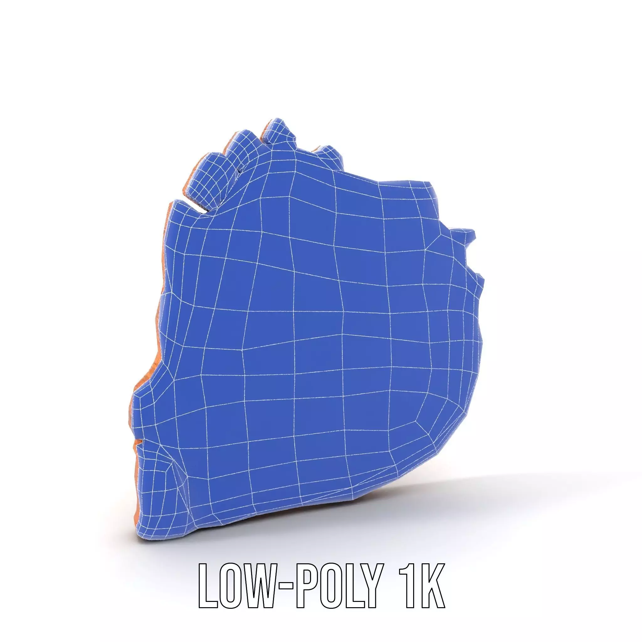 Rustic Brick Wall model pack Low-poly 3D model_19