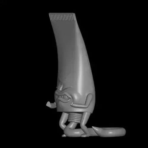 toothpaste comic figure