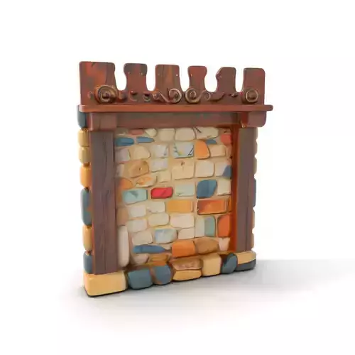 Rustic Stone Wall model pack