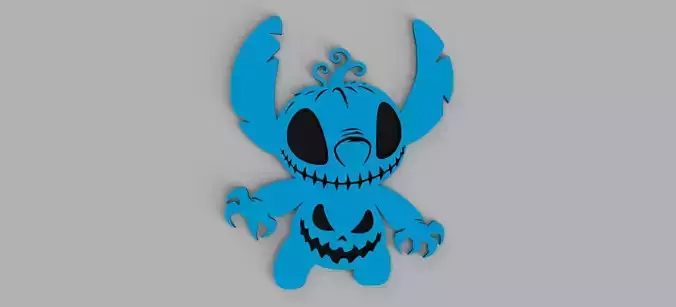 Stitch Halloween Themed Picture