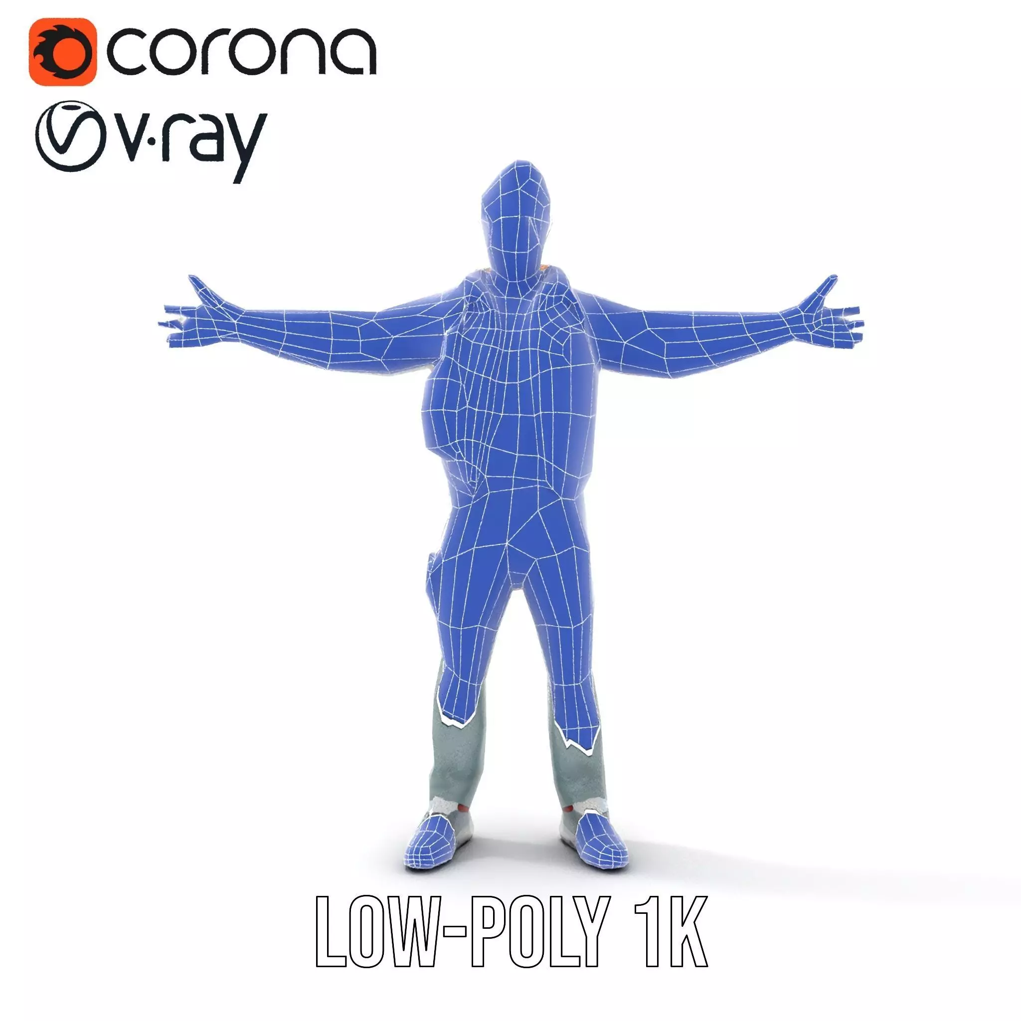 Stylish Adventurer model pack Low-poly 3D model_31