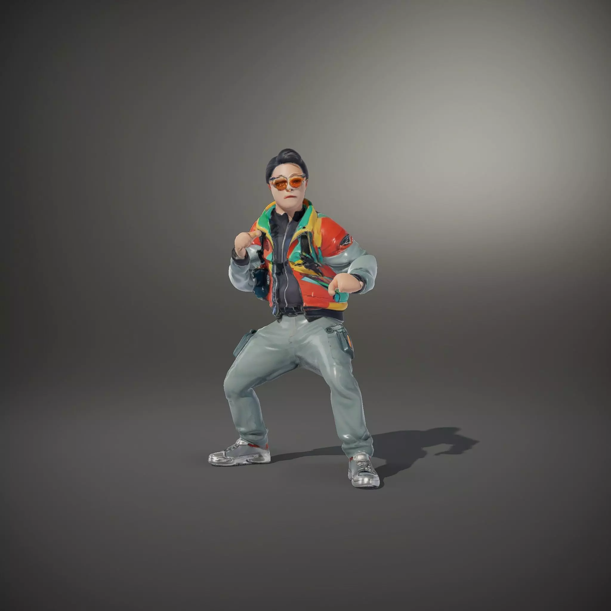 Stylish Adventurer model pack Low-poly 3D model_34