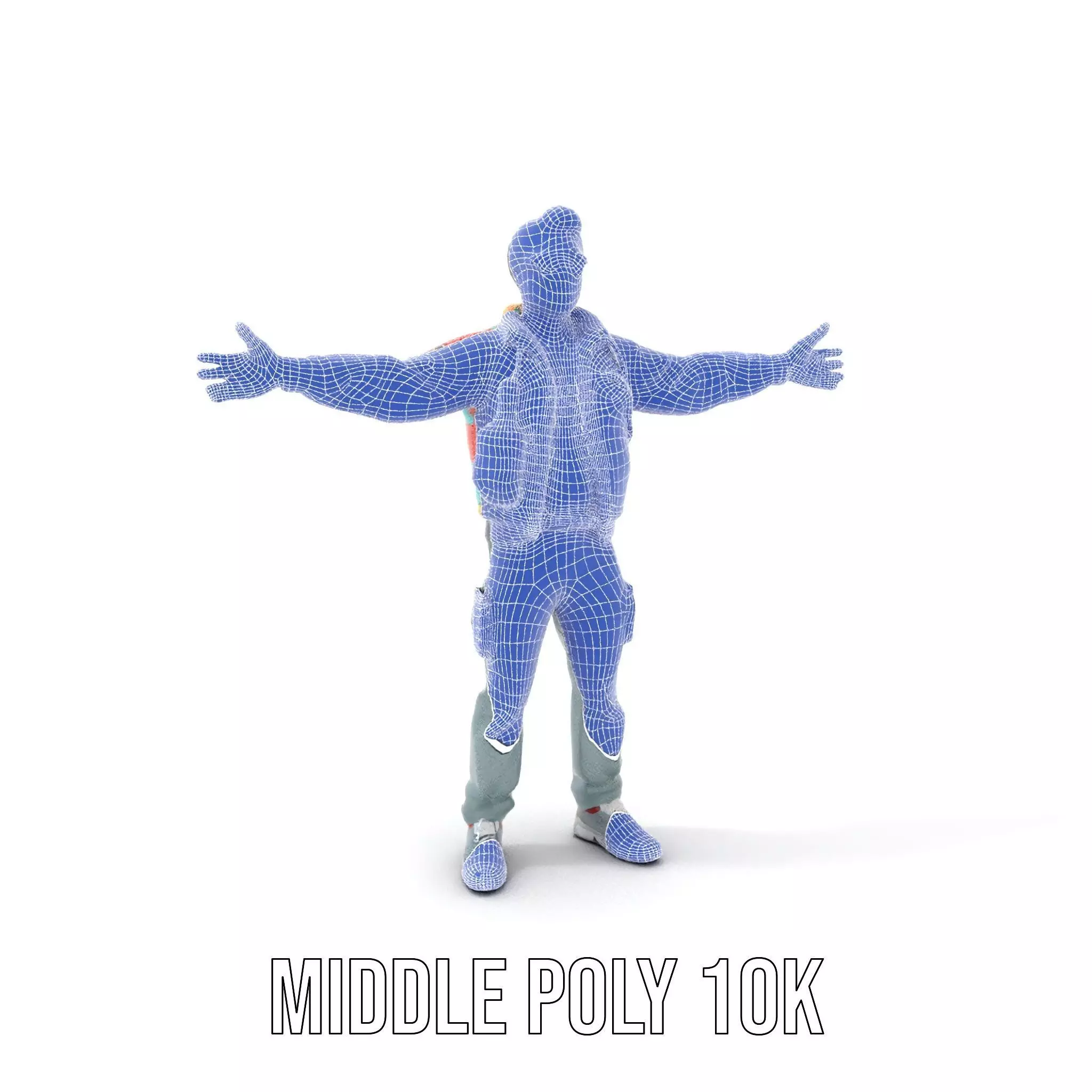 Stylish Adventurer model pack Low-poly 3D model_27