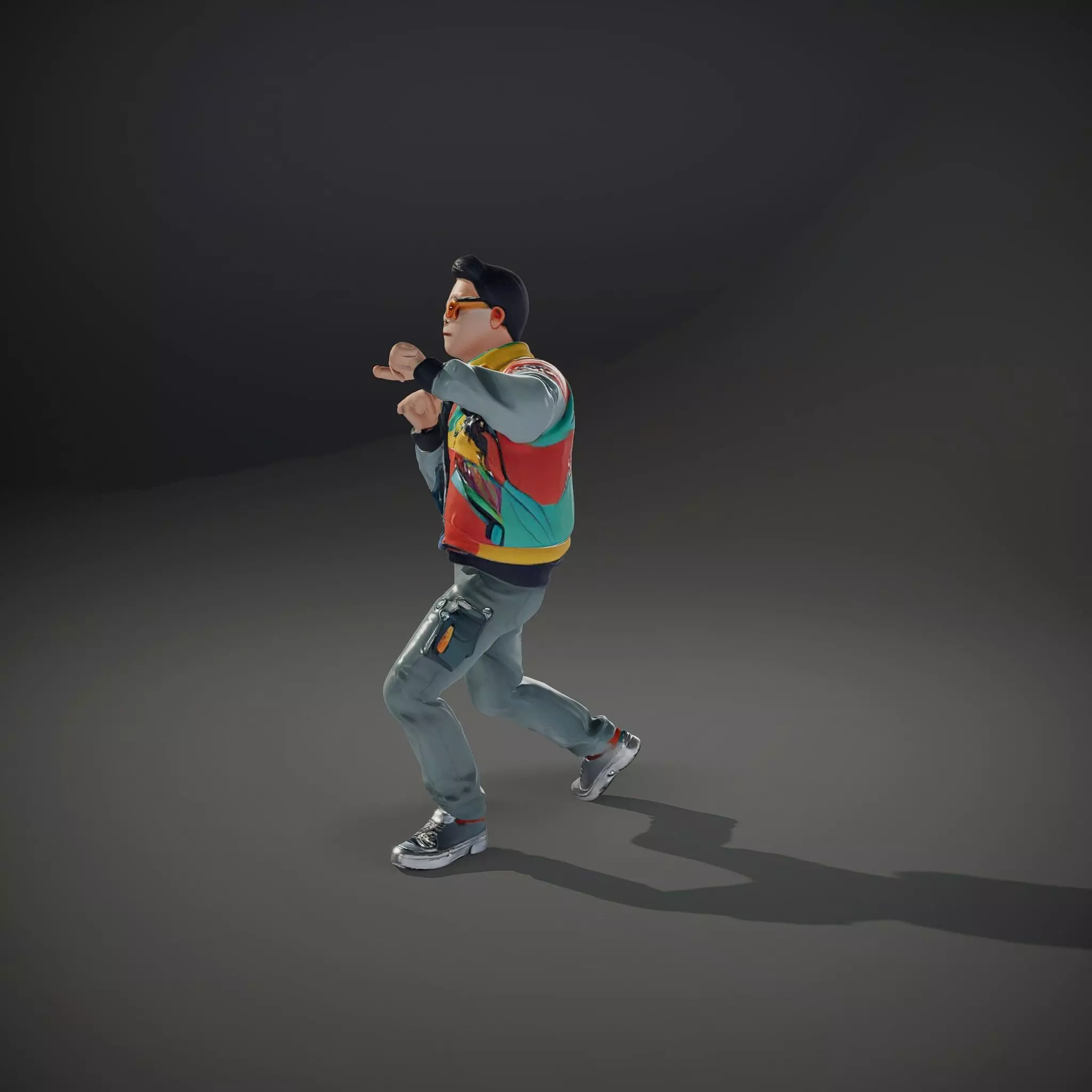 Stylish Adventurer model pack Low-poly 3D model_33