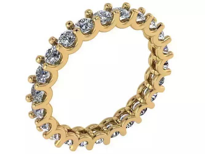 U setting full eternity band 