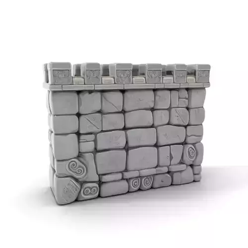 Ancient Stone Wall model pack