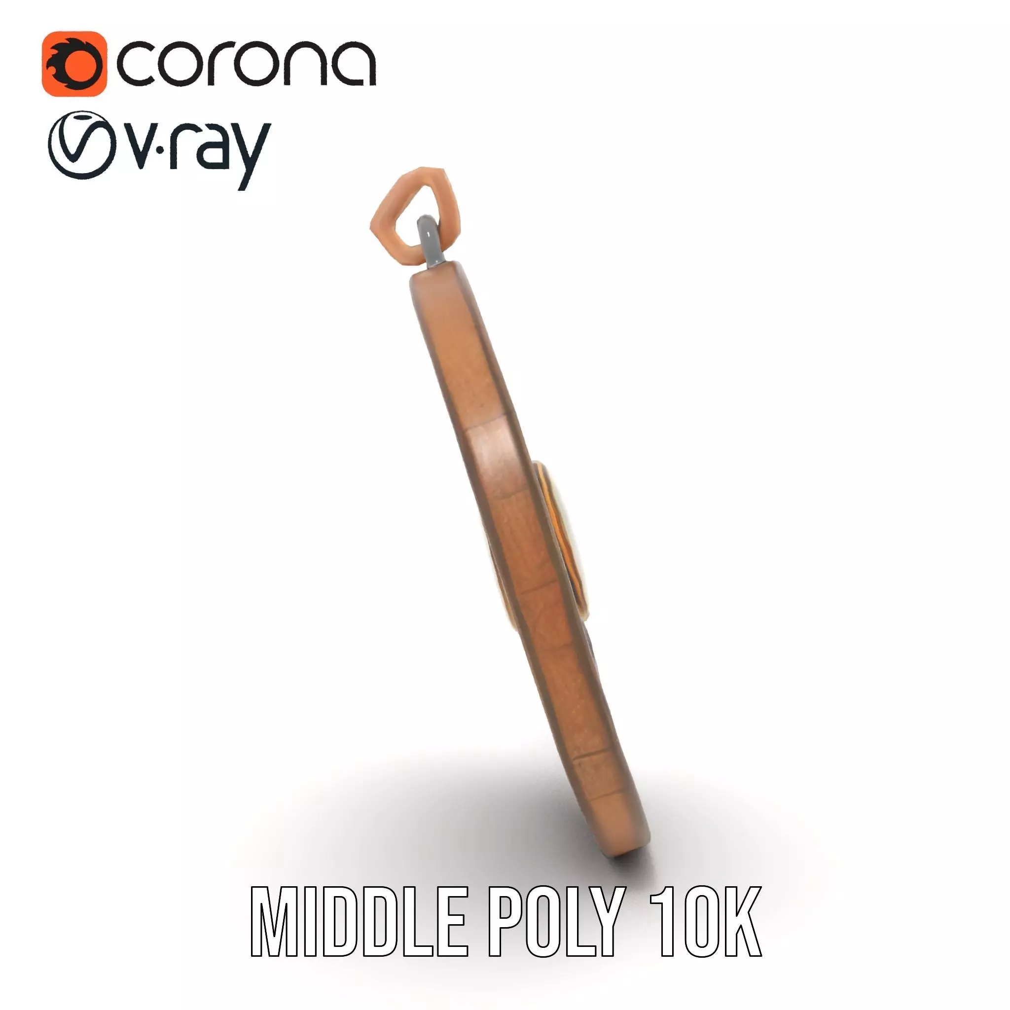 Mystic Bronze Amulet model pack Low-poly 3D model_11