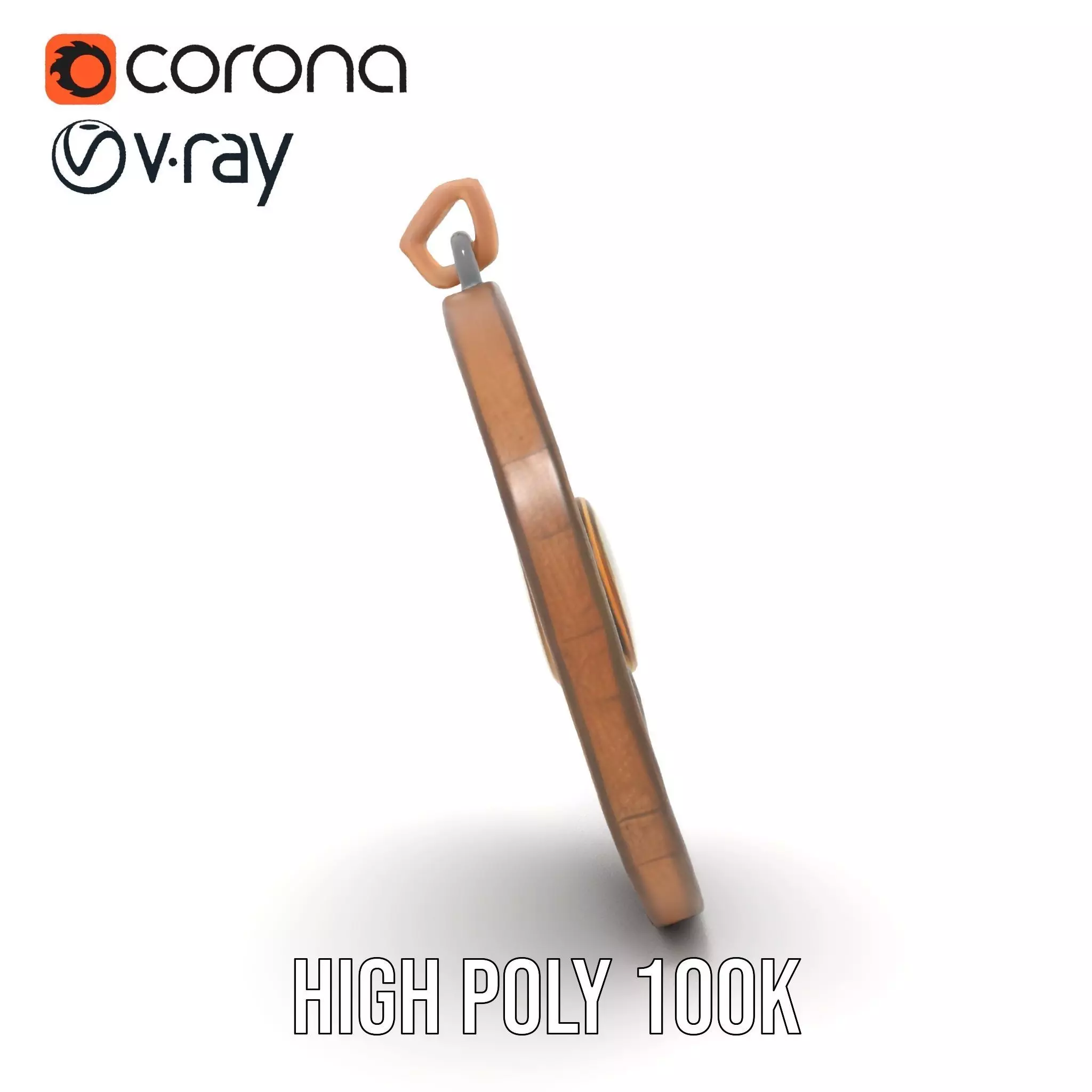 Mystic Bronze Amulet model pack Low-poly 3D model_32