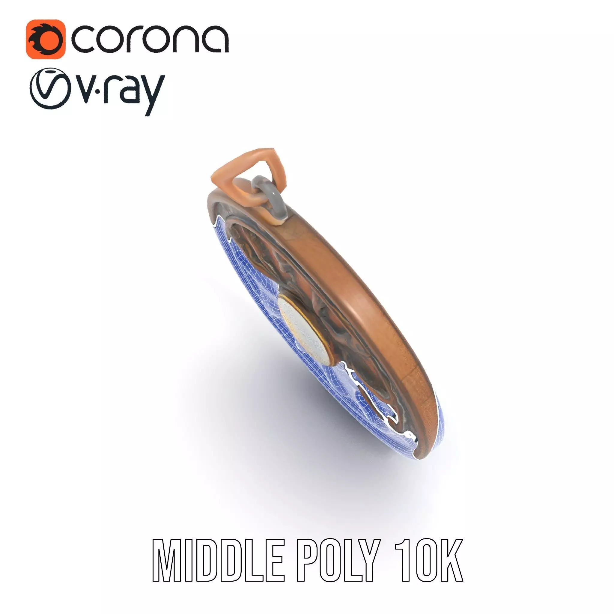 Mystic Bronze Amulet model pack Low-poly 3D model_27