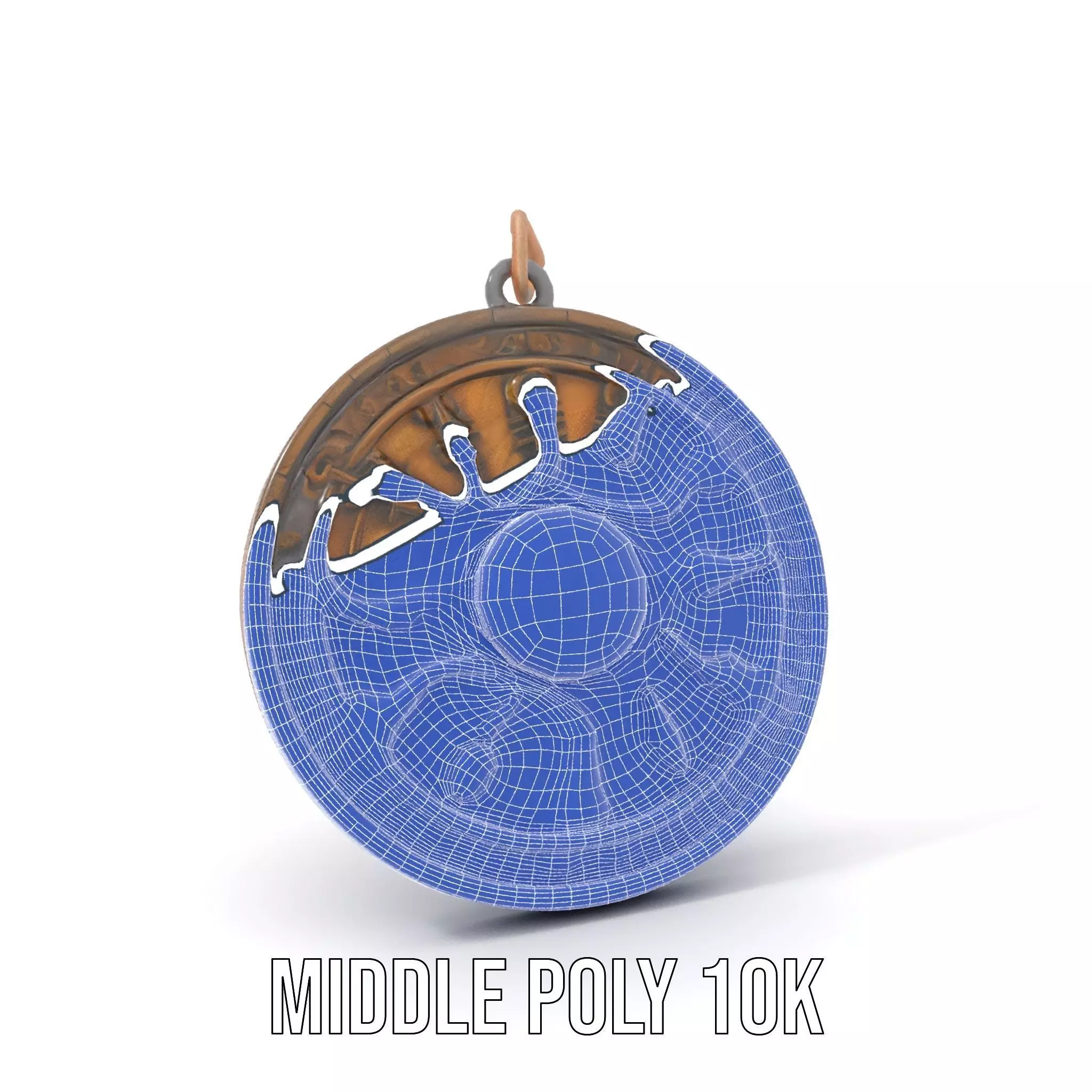 Mystic Bronze Amulet model pack Low-poly 3D model_24