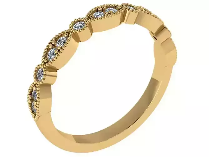 marquise round matching wedding band 